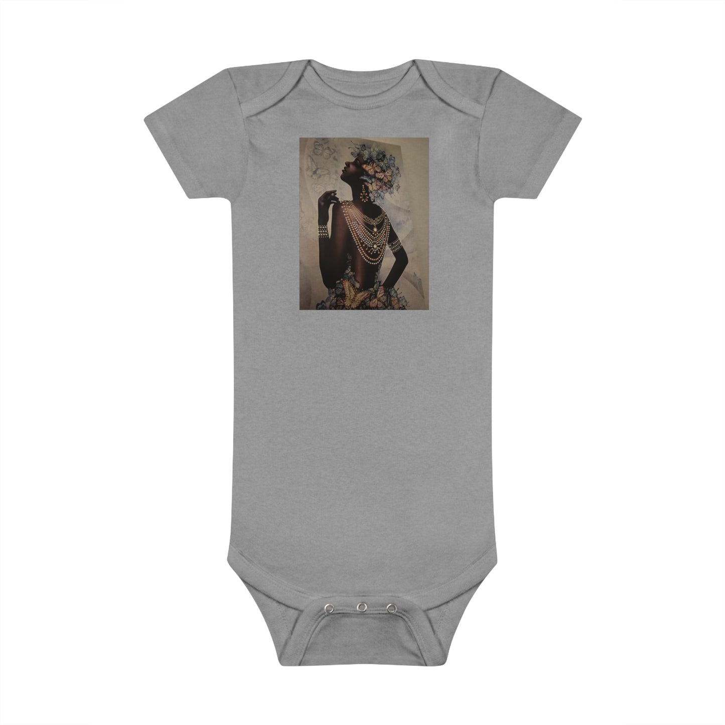 ‘Jeweled Goddess’ Baby Short Sleeve Onesie®