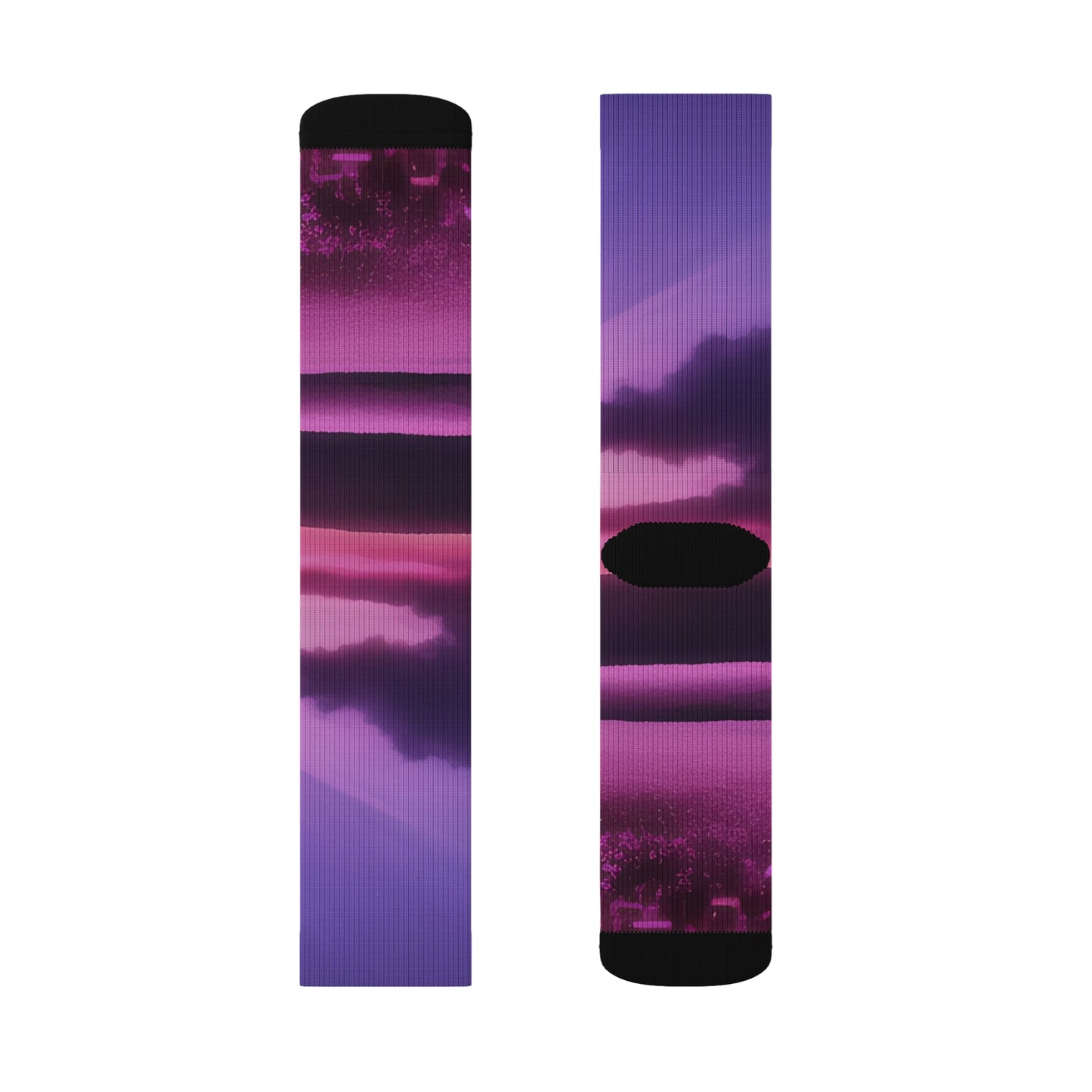 'Purple Power' Sublimation Socks