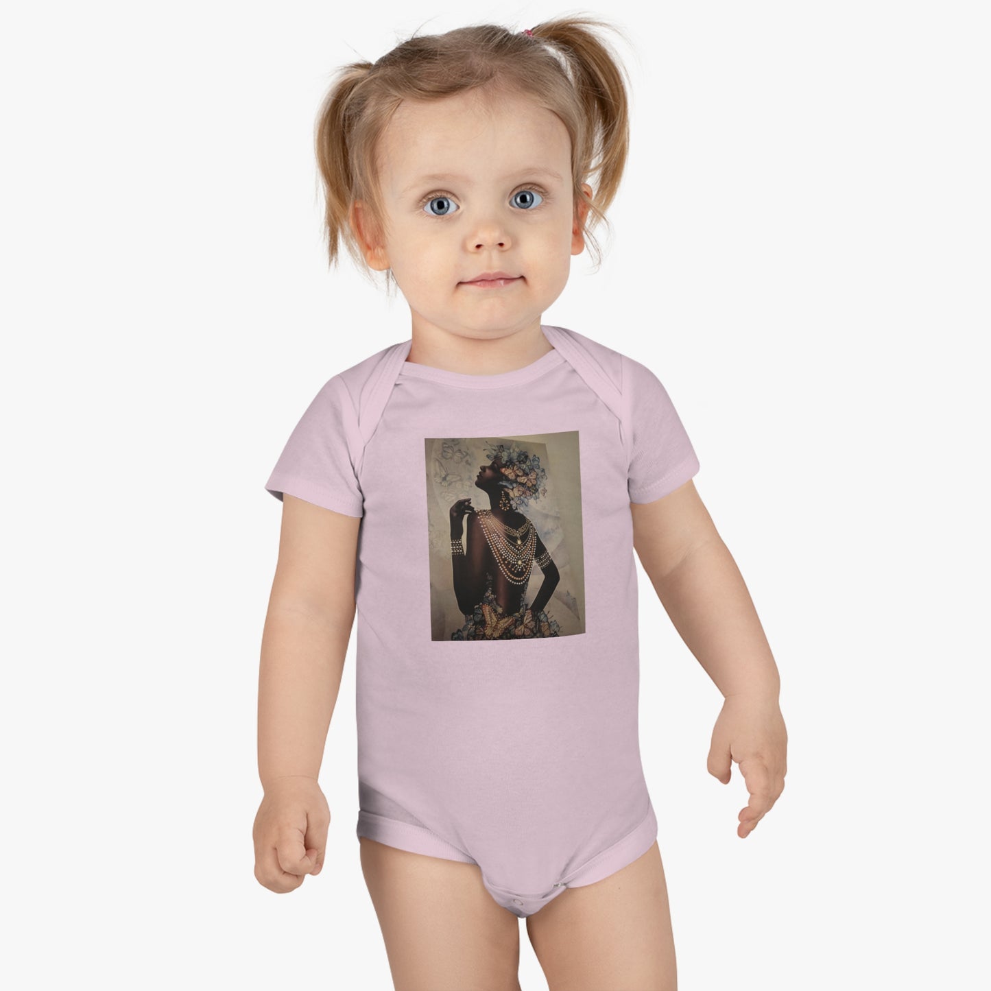 ‘Jeweled Goddess’ Baby Short Sleeve Onesie®
