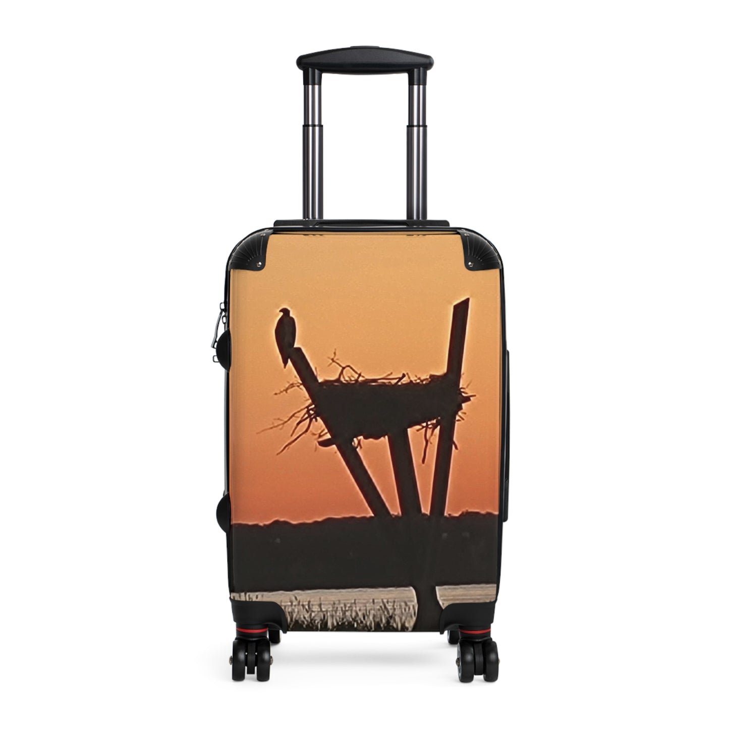 Bird At Sunset - Cattus Island NJ - Suitcase