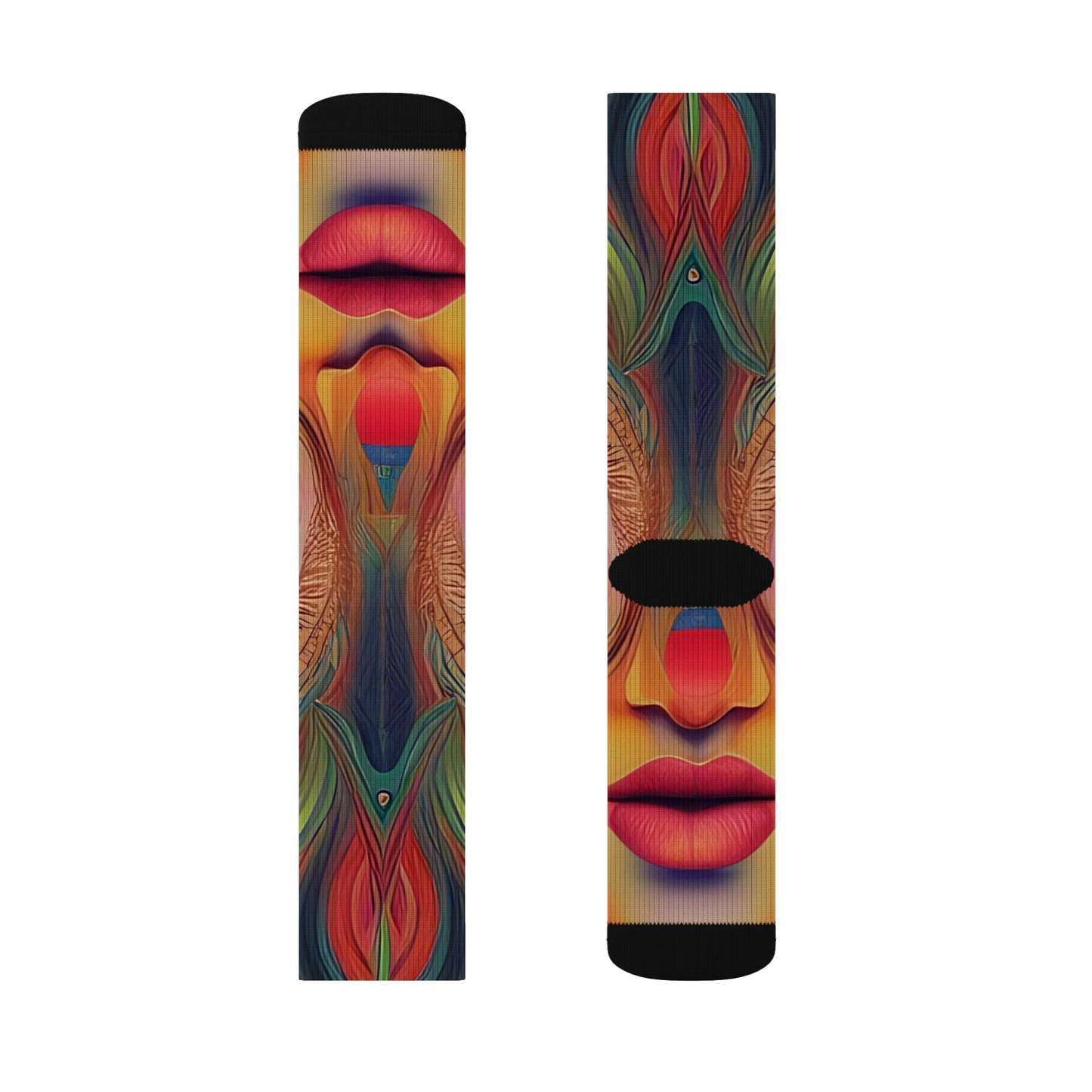 'Mardi Gras' Sublimation Socks