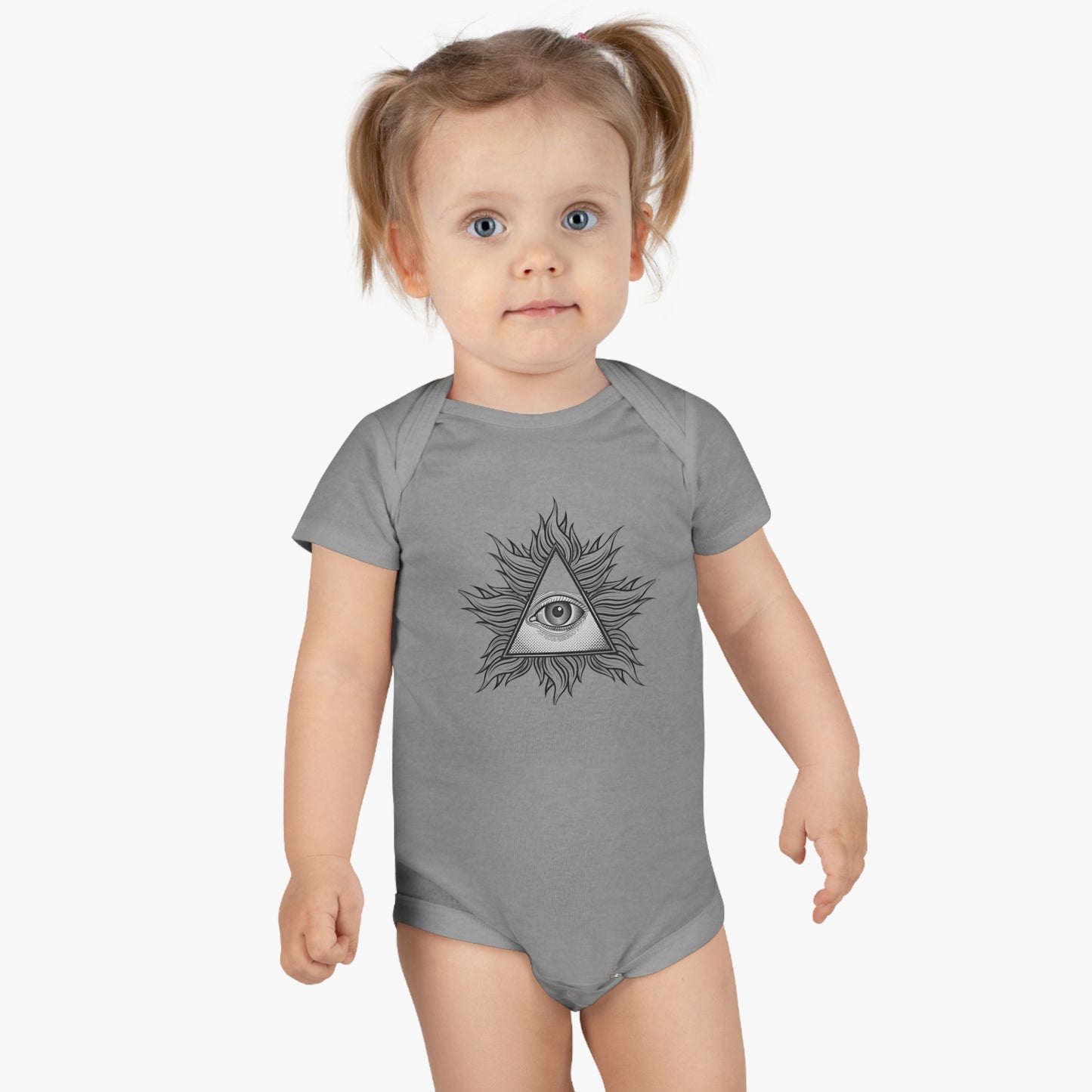 'All seeing eye' Baby Short Sleeve Onesie®