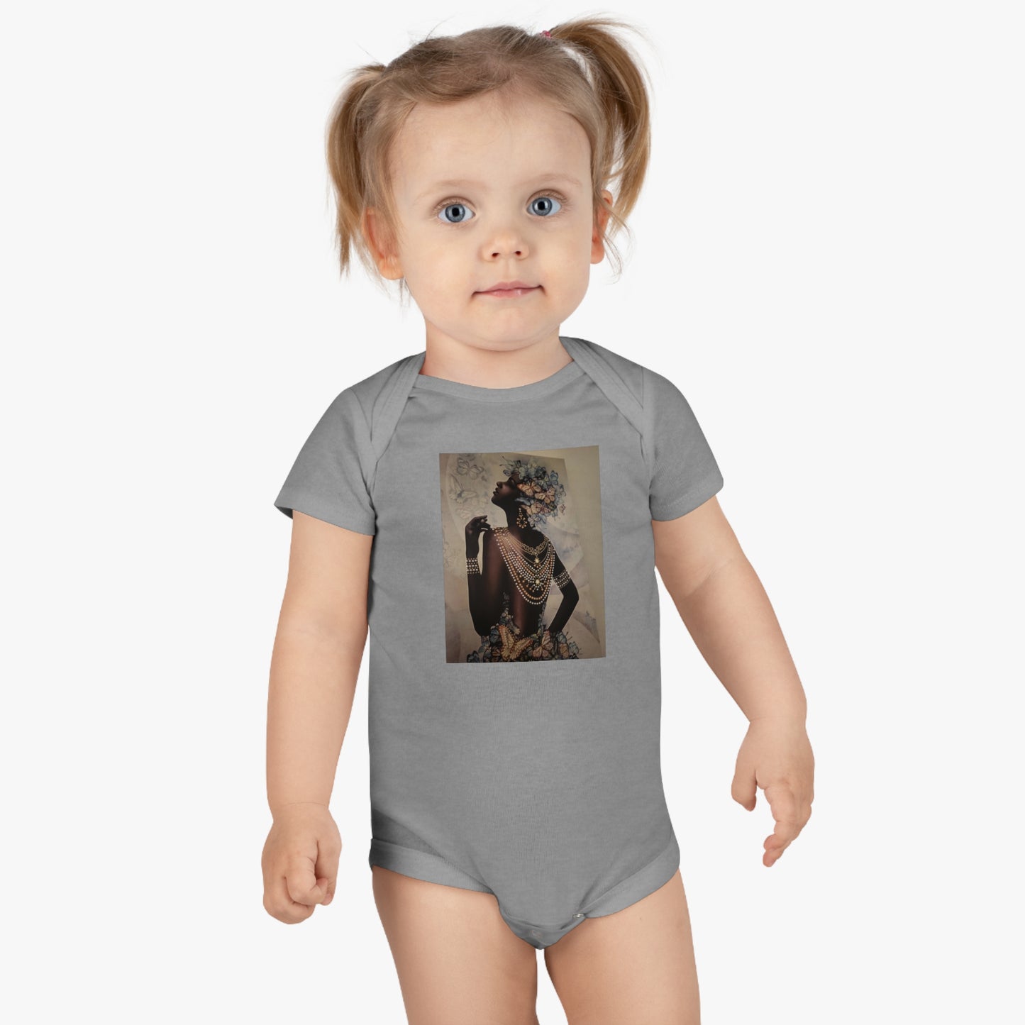 ‘Jeweled Goddess’ Baby Short Sleeve Onesie®