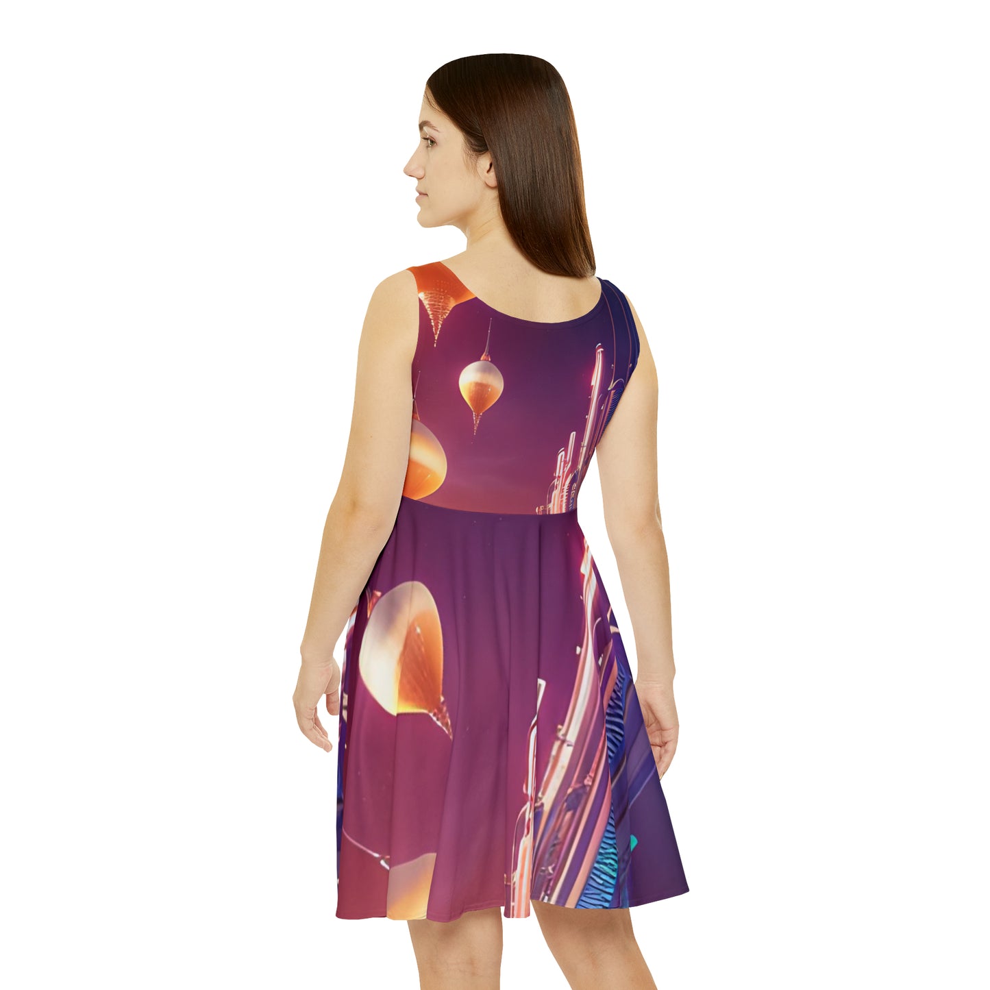'Dream Land' Women's Skater Dress (AOP)