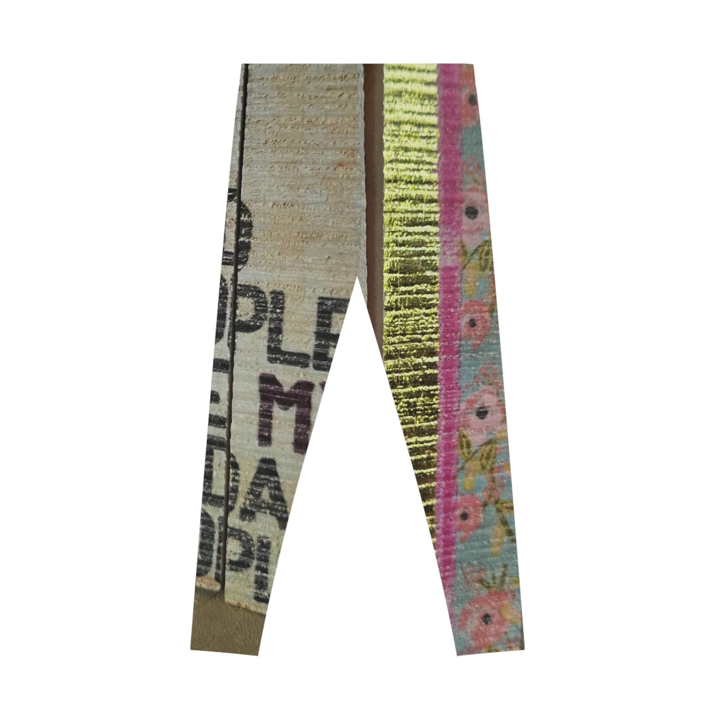 'Kind People are my knida people' Stretchy Leggings (AOP)