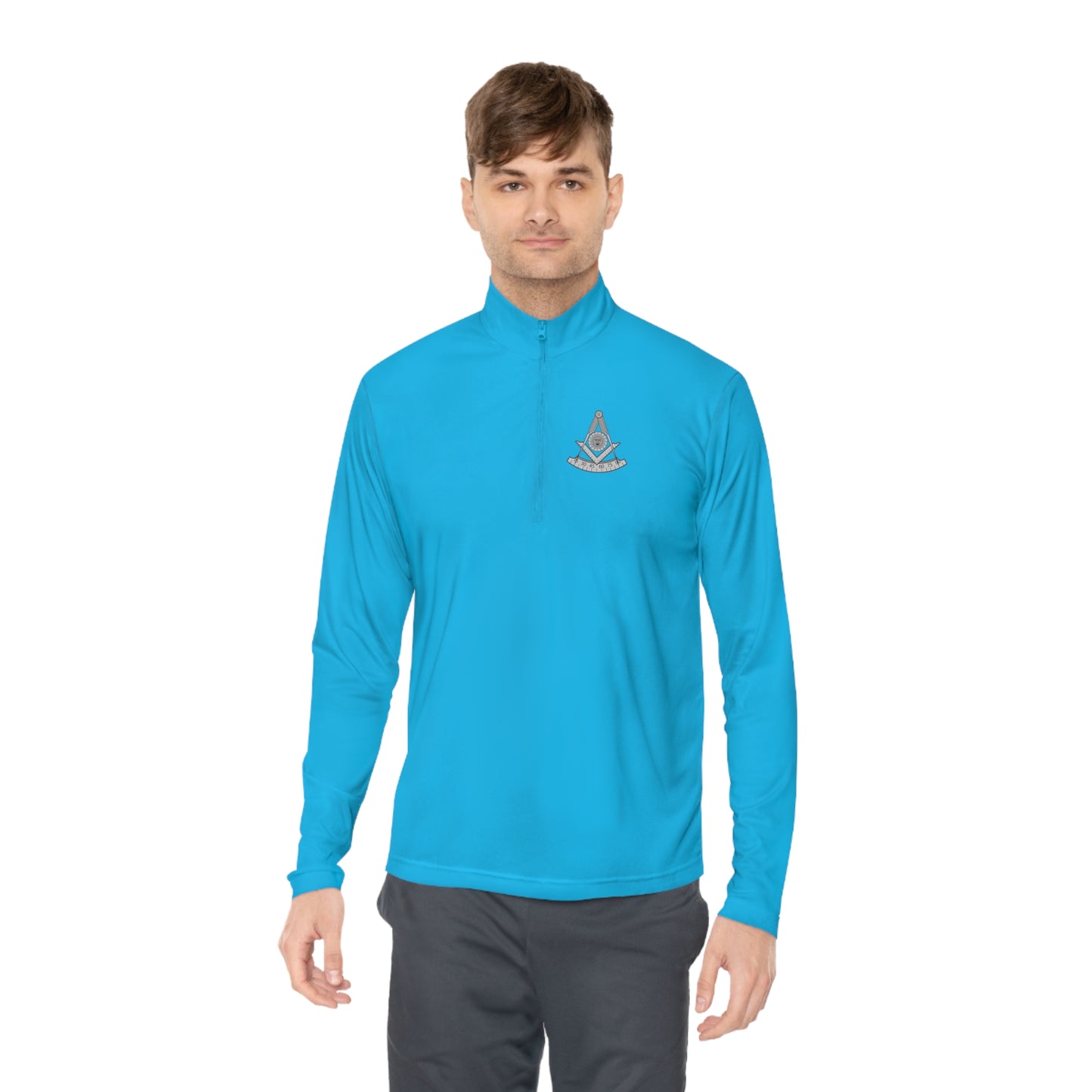 'Pastmaster Freemason' Unisex Quarter-Zip Pullover