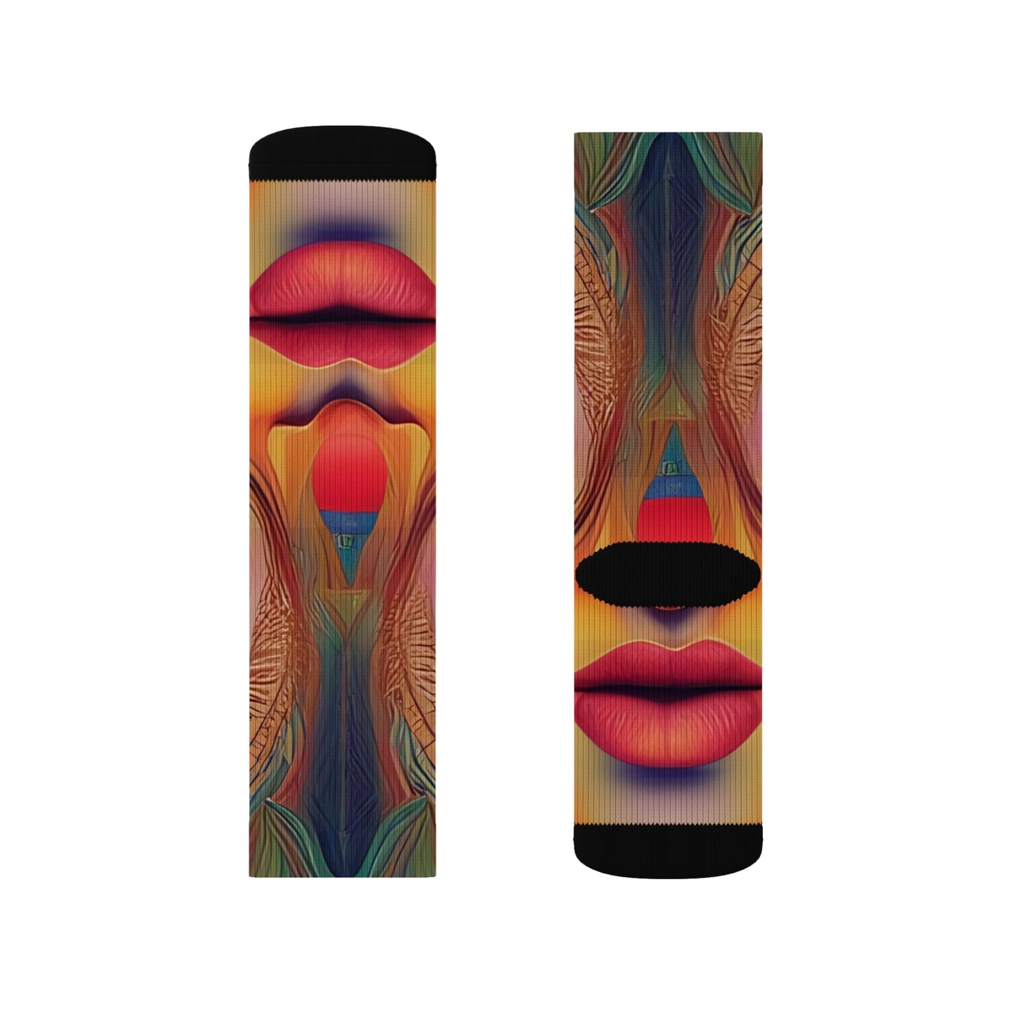 'Mardi Gras' Sublimation Socks