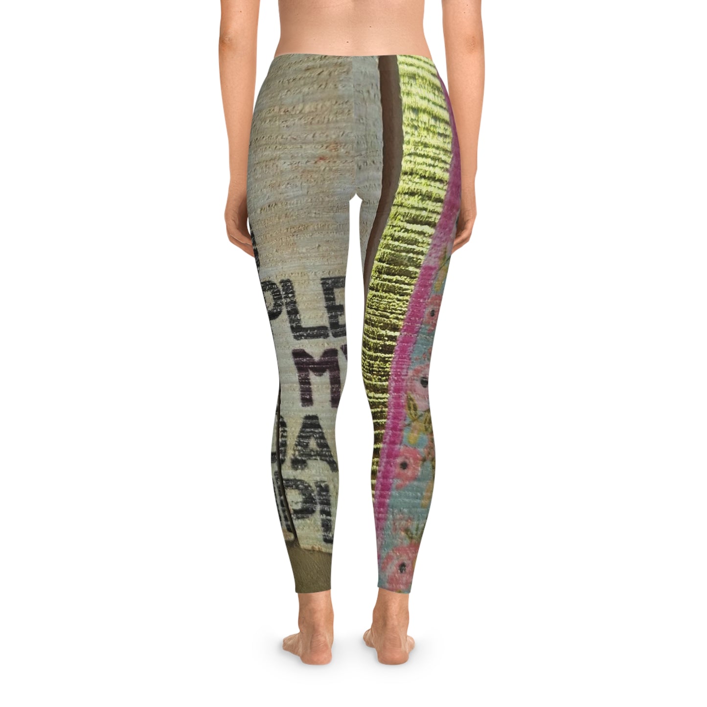 'Kind People are my knida people' Stretchy Leggings (AOP)