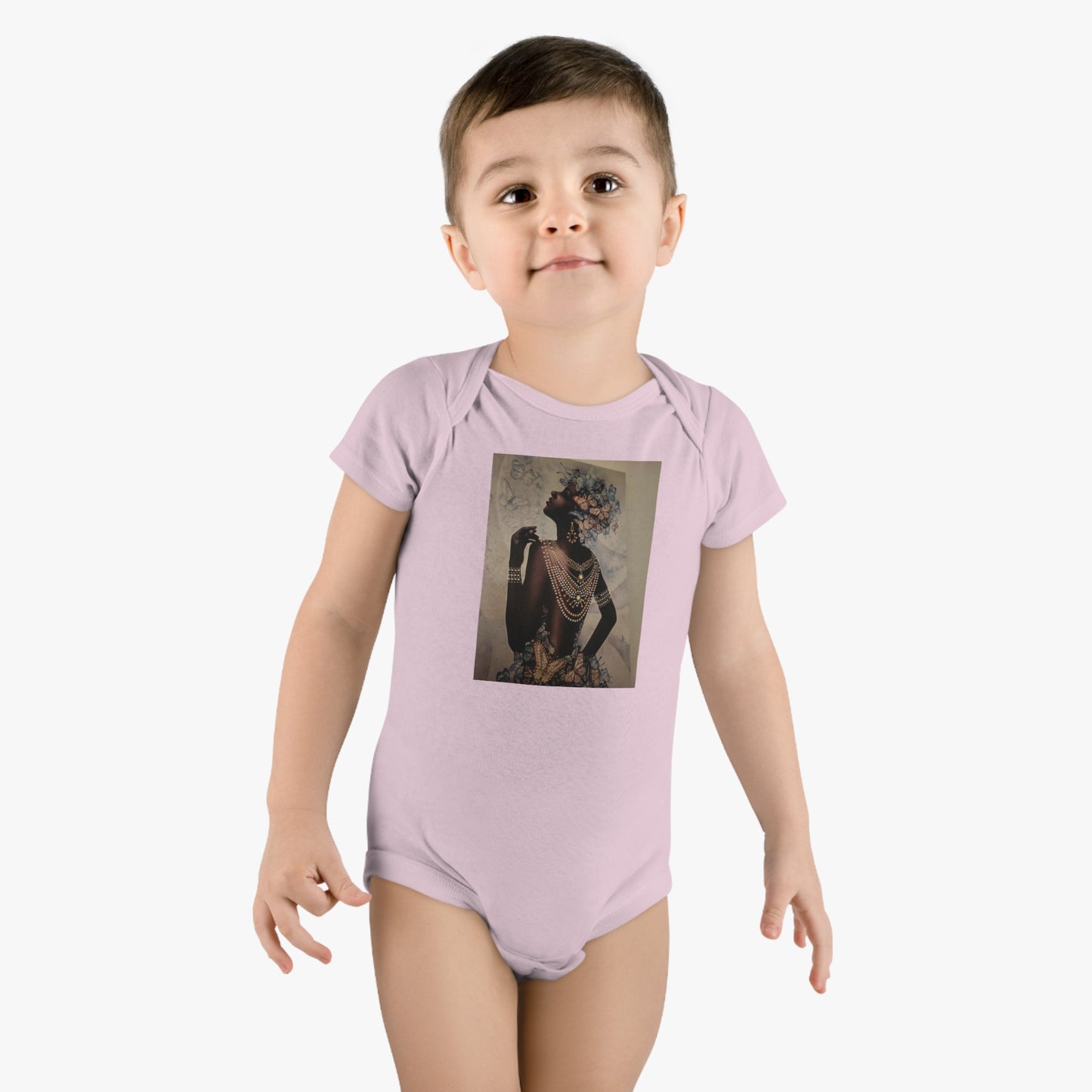 ‘Jeweled Goddess’ Baby Short Sleeve Onesie®