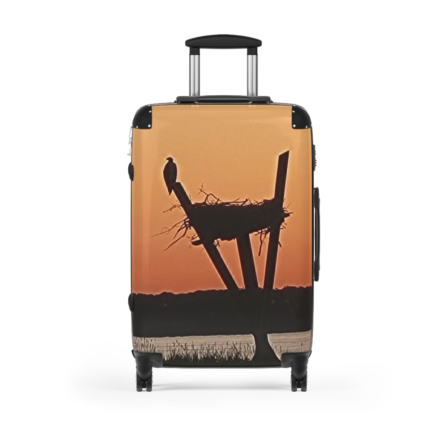 Bird At Sunset - Cattus Island NJ - Suitcase