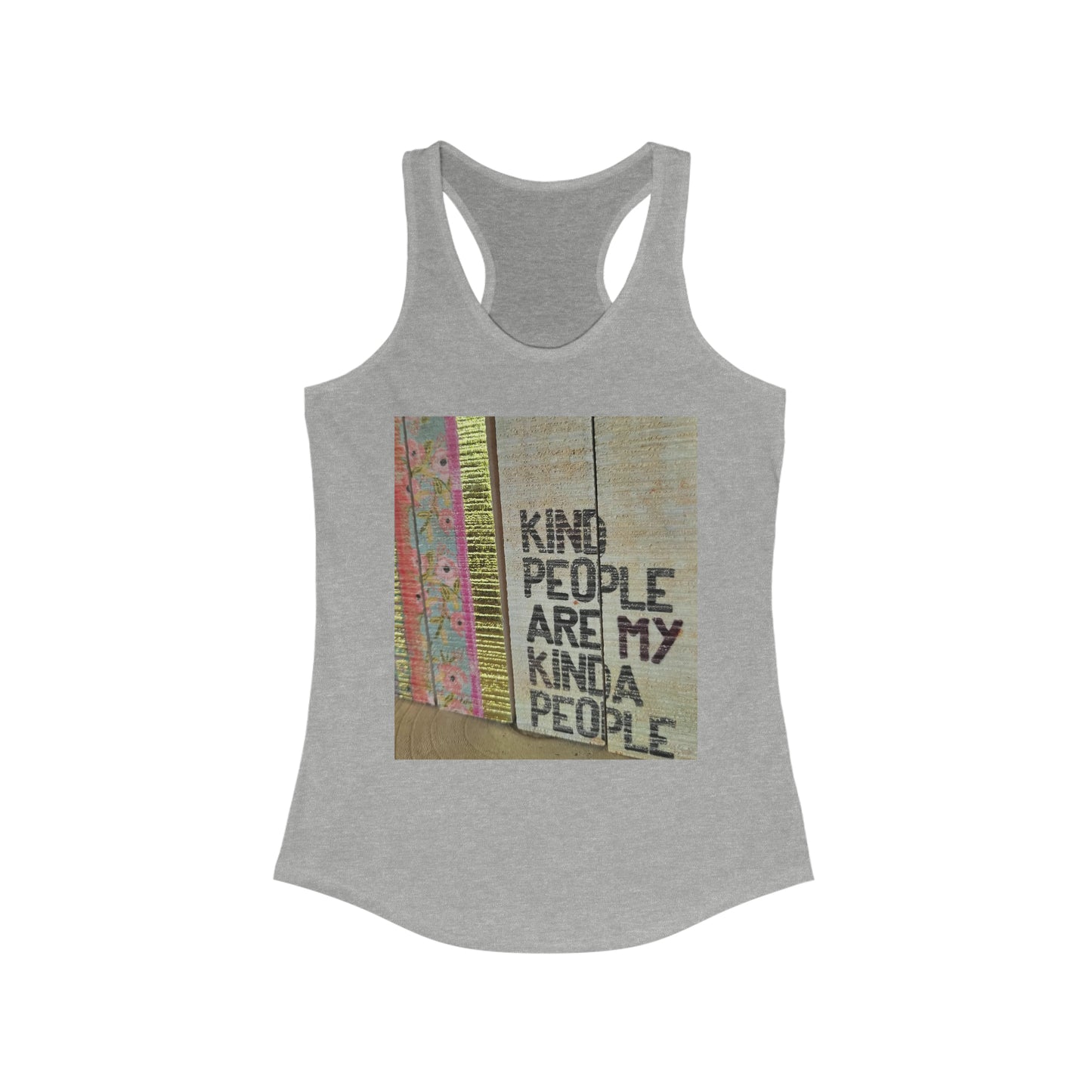 'Kind People' Women's Ideal Racerback Tank