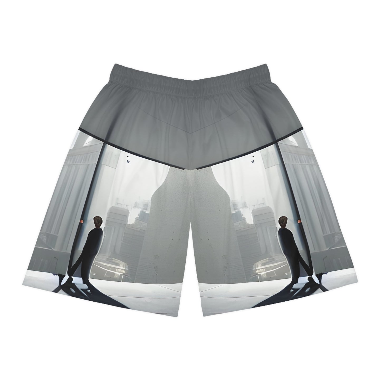 'Man With it All' Basketball Shorts (AOP)