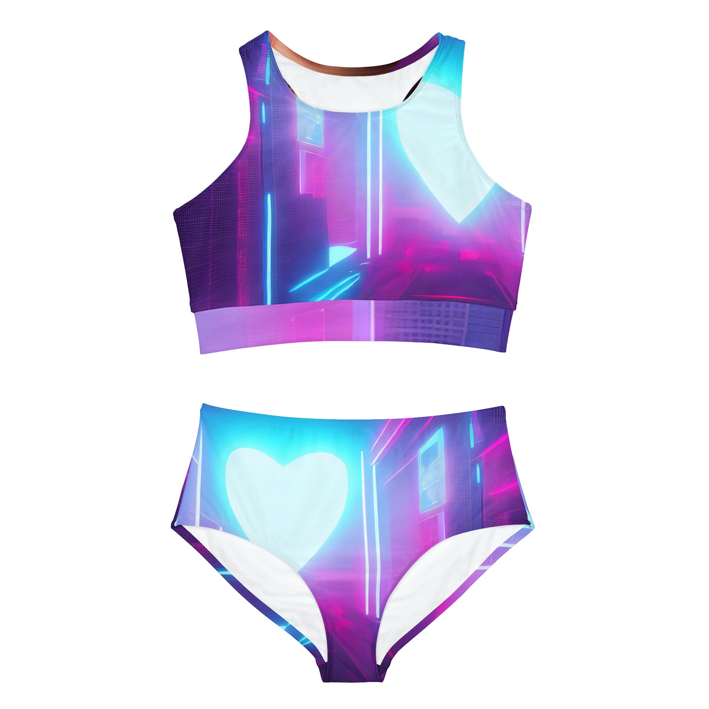 Princess Quote Sporty Bikini Set (AOP)