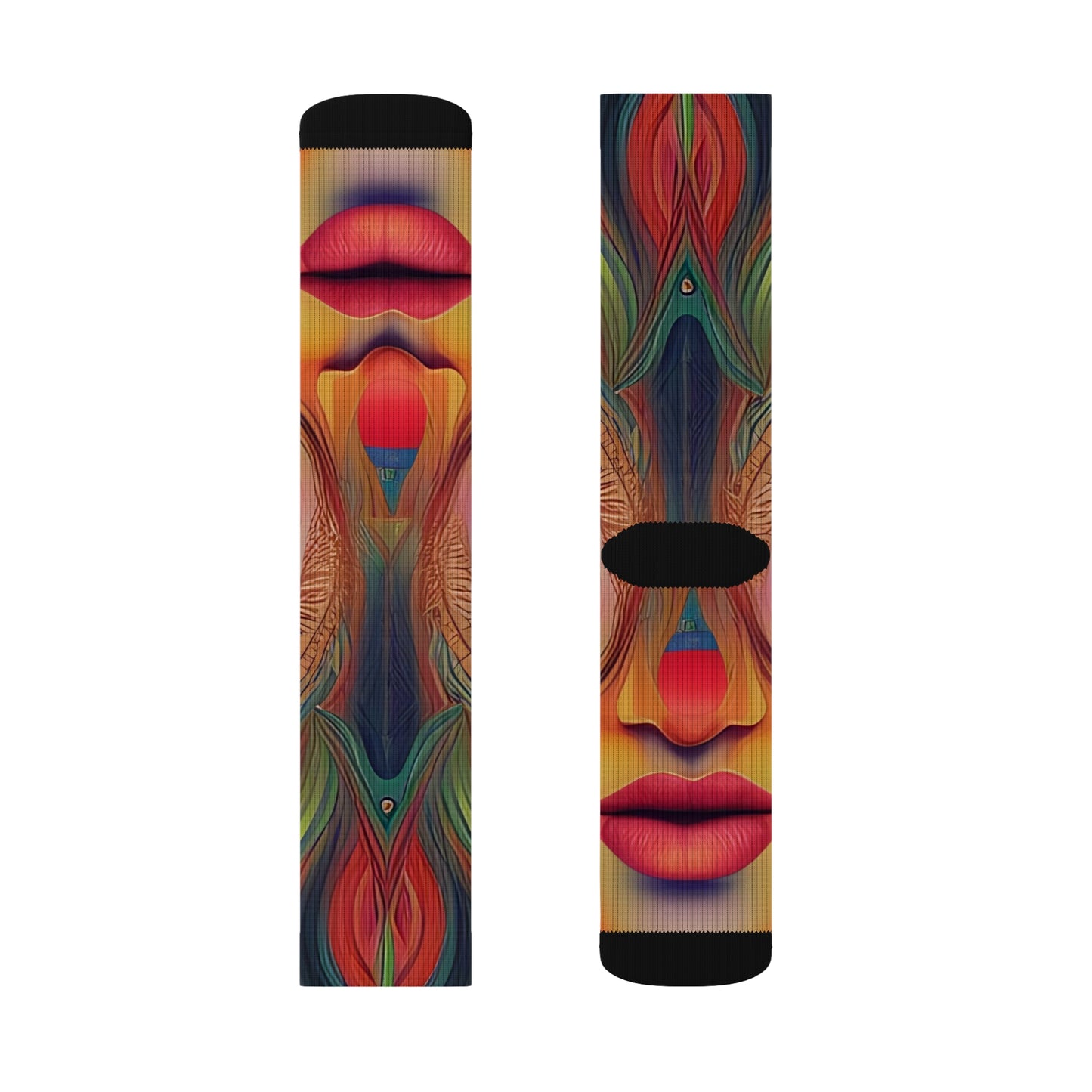 'Mardi Gras' Sublimation Socks