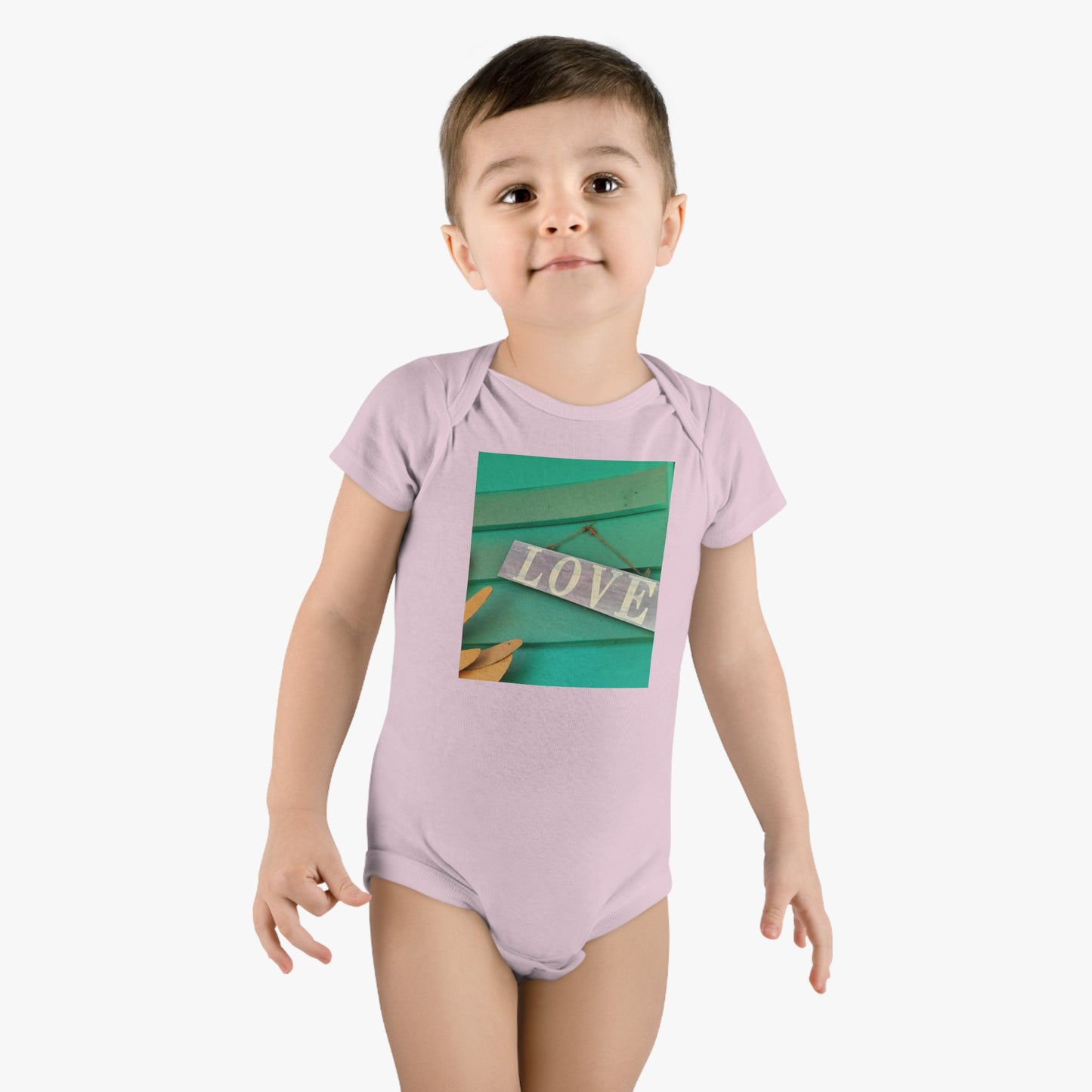 'Love' Baby Short Sleeve Onesie®