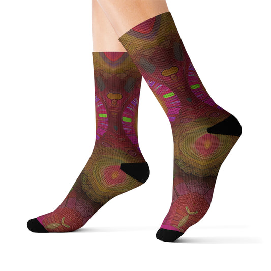 'Wheel' Sublimation Socks