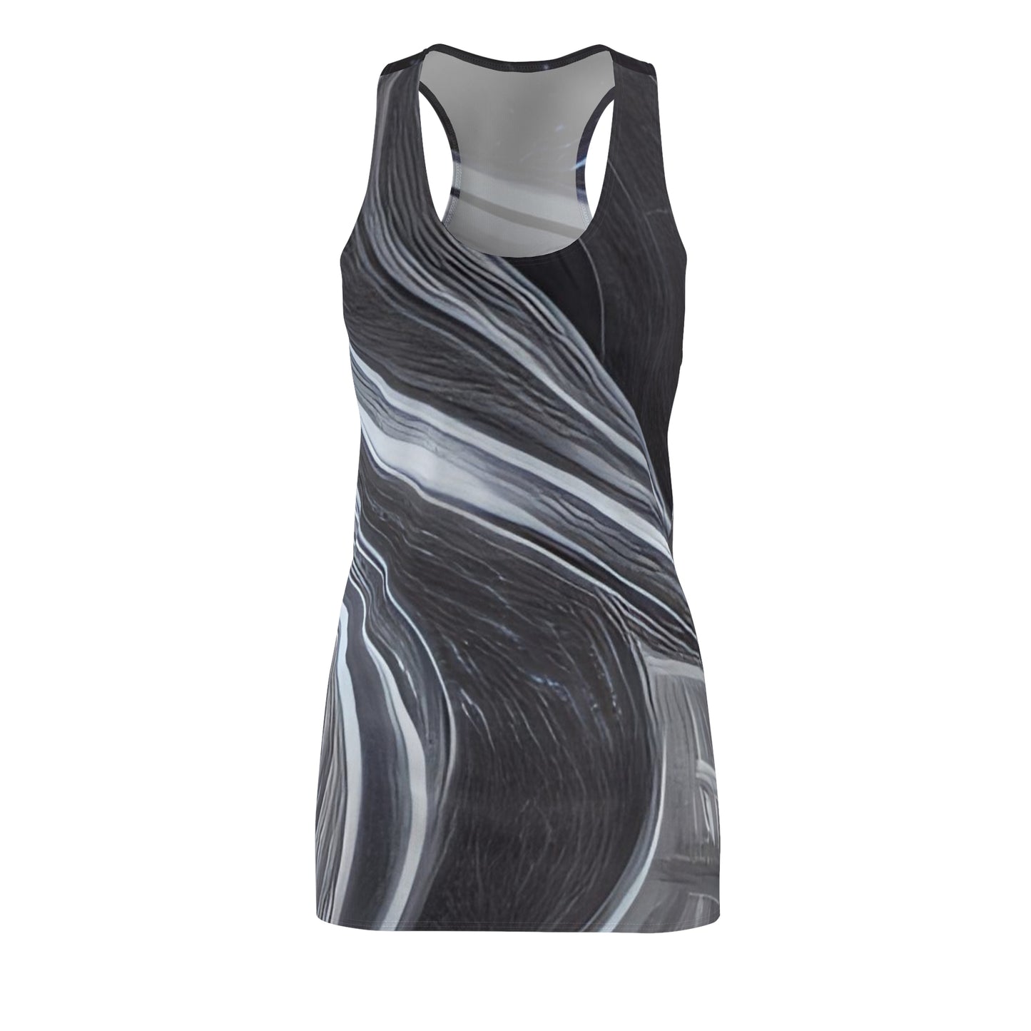 'Smoking' Women's Cut & Sew Racerback Dress (AOP)