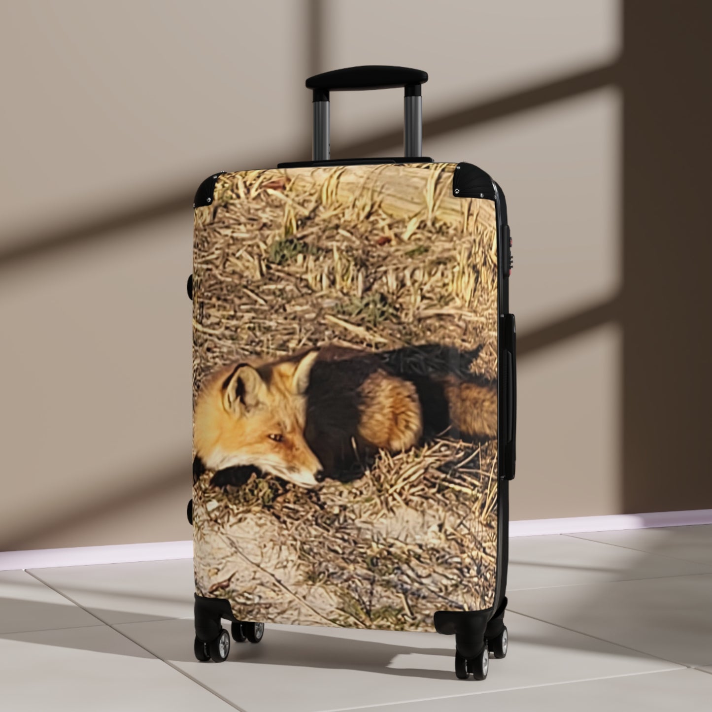 NJ Shore Fox - Island State Beach Park - Suitcase