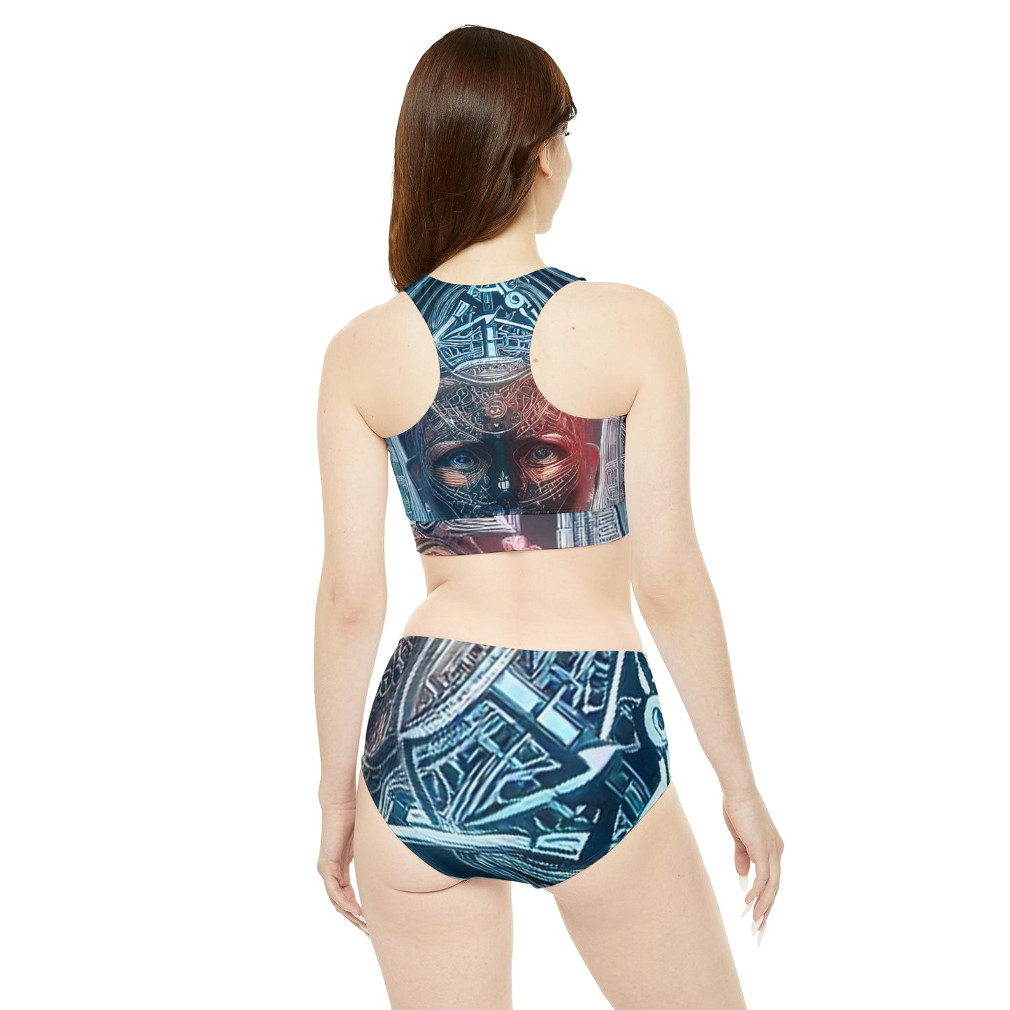 'Inner Power' Sporty Bikini Set (AOP)