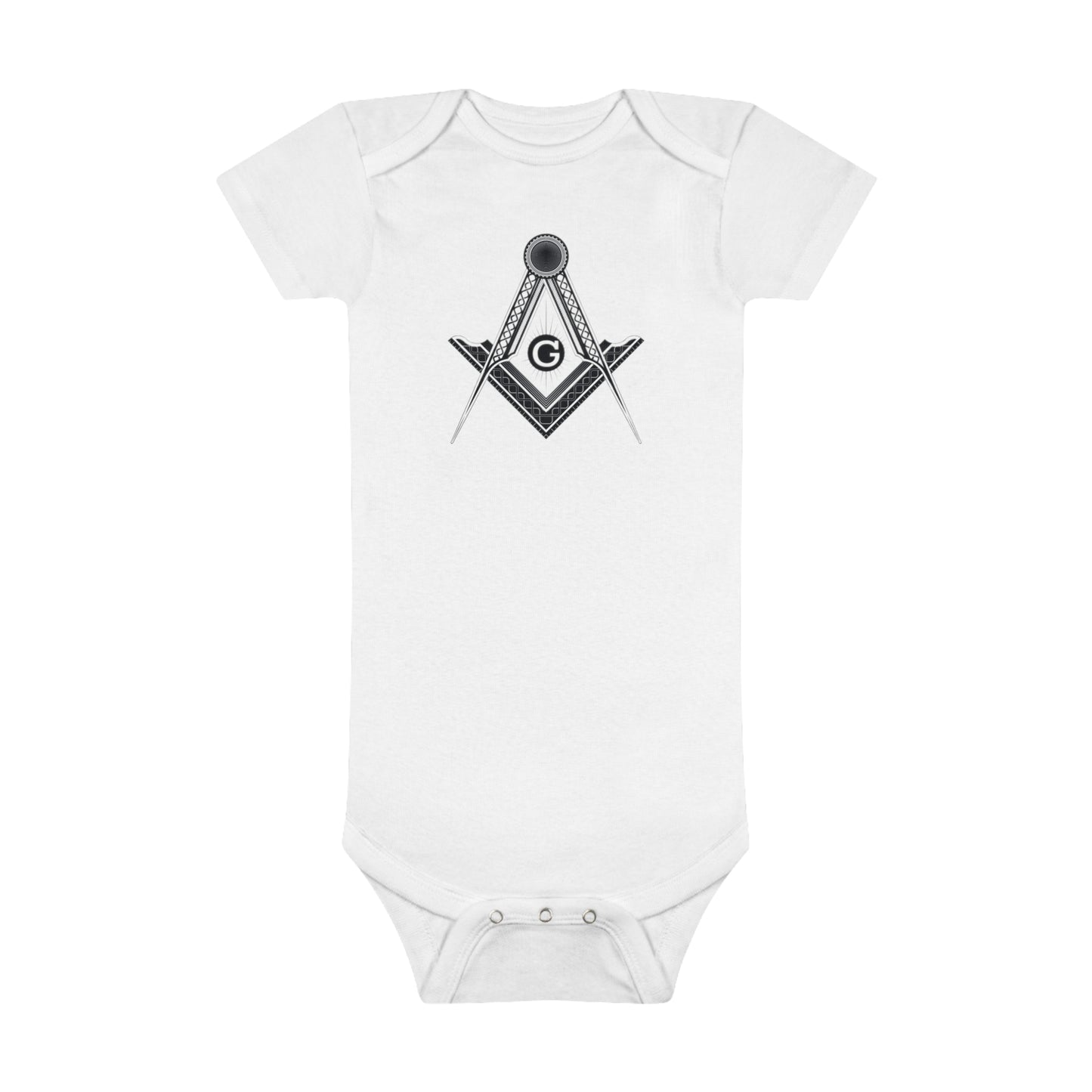 'Freemason' Baby Short Sleeve Onesie®