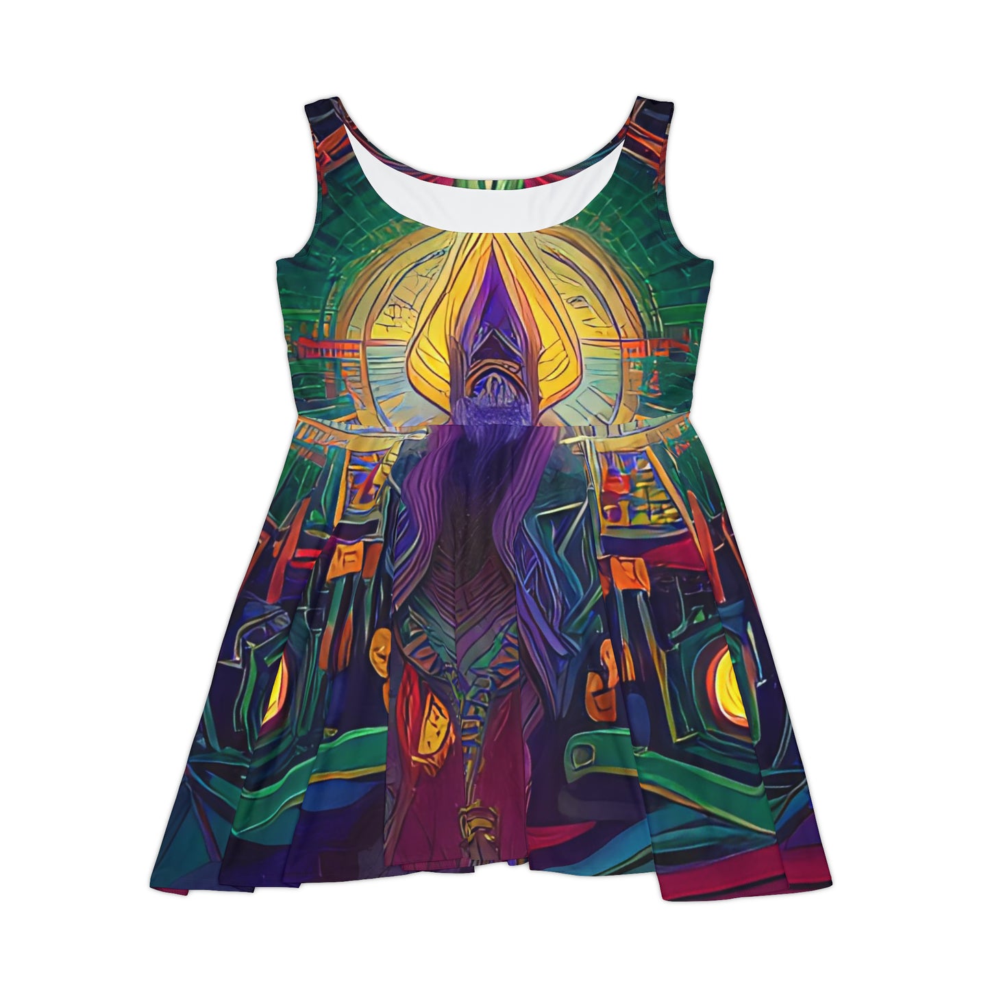 'Mantra' Women's Skater Dress (AOP)
