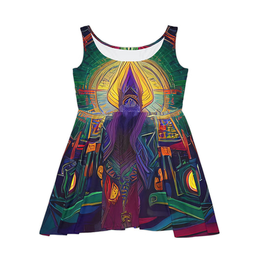 'Mantra' Women's Skater Dress (AOP)