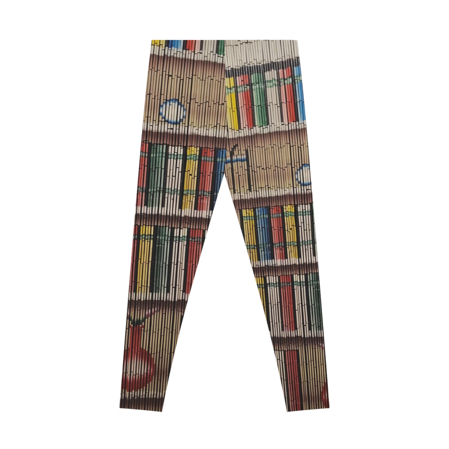 'Book Shelf' Stretchy Leggings (AOP)