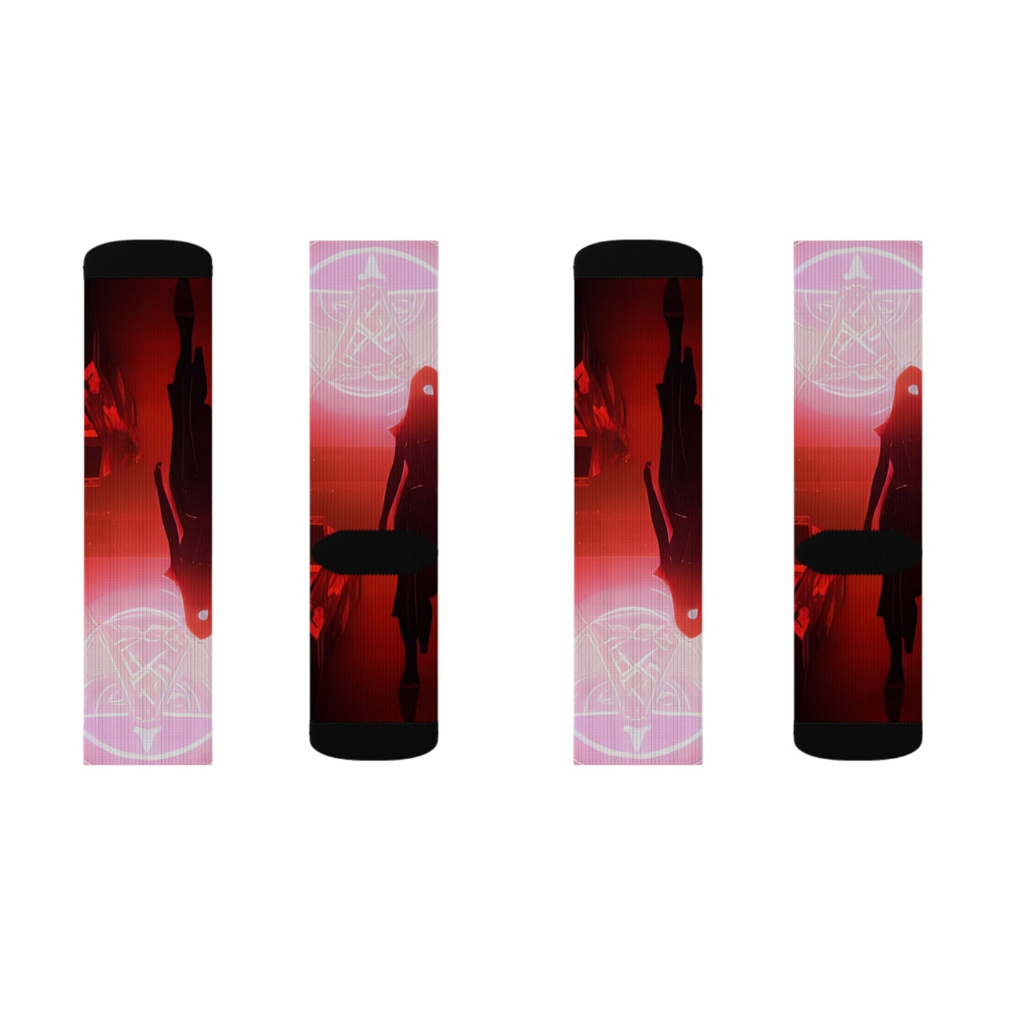 'Red Light Therapy' Sublimation Socks