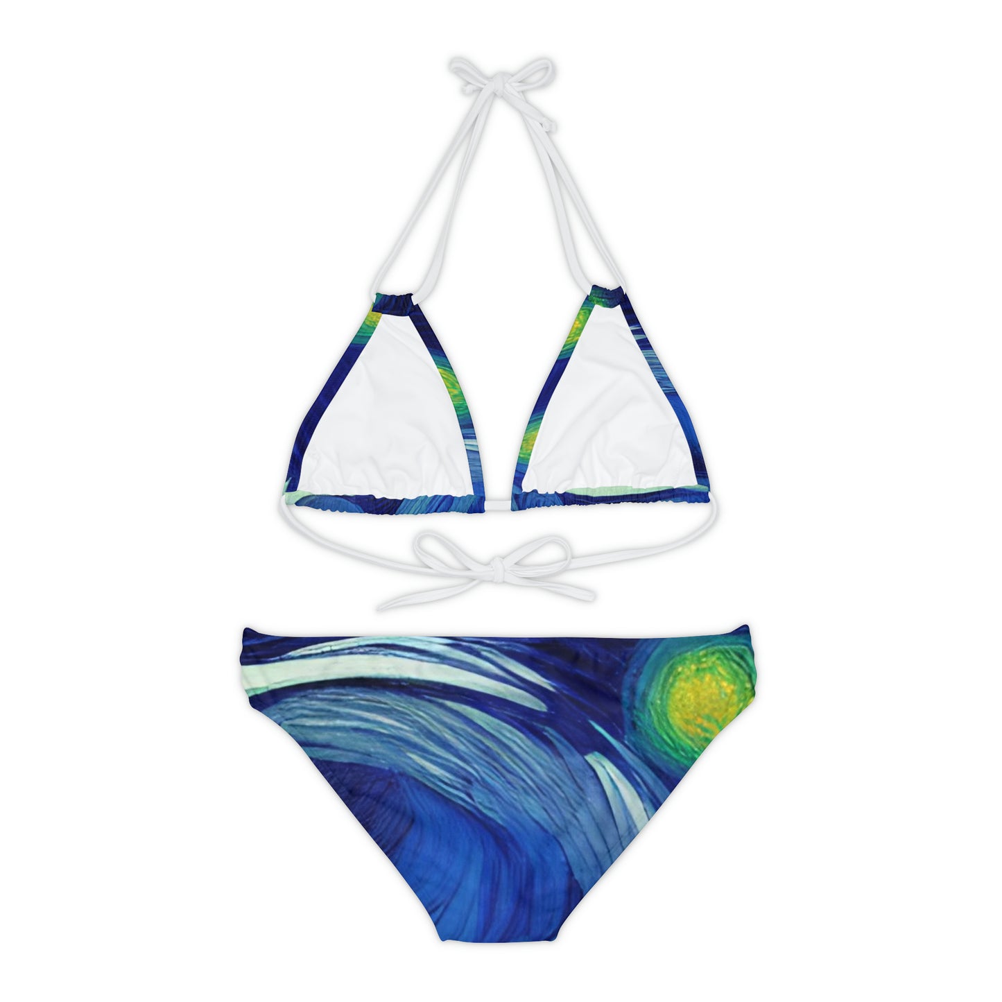 'Way Of The Wind' Strappy Bikini Set (AOP)