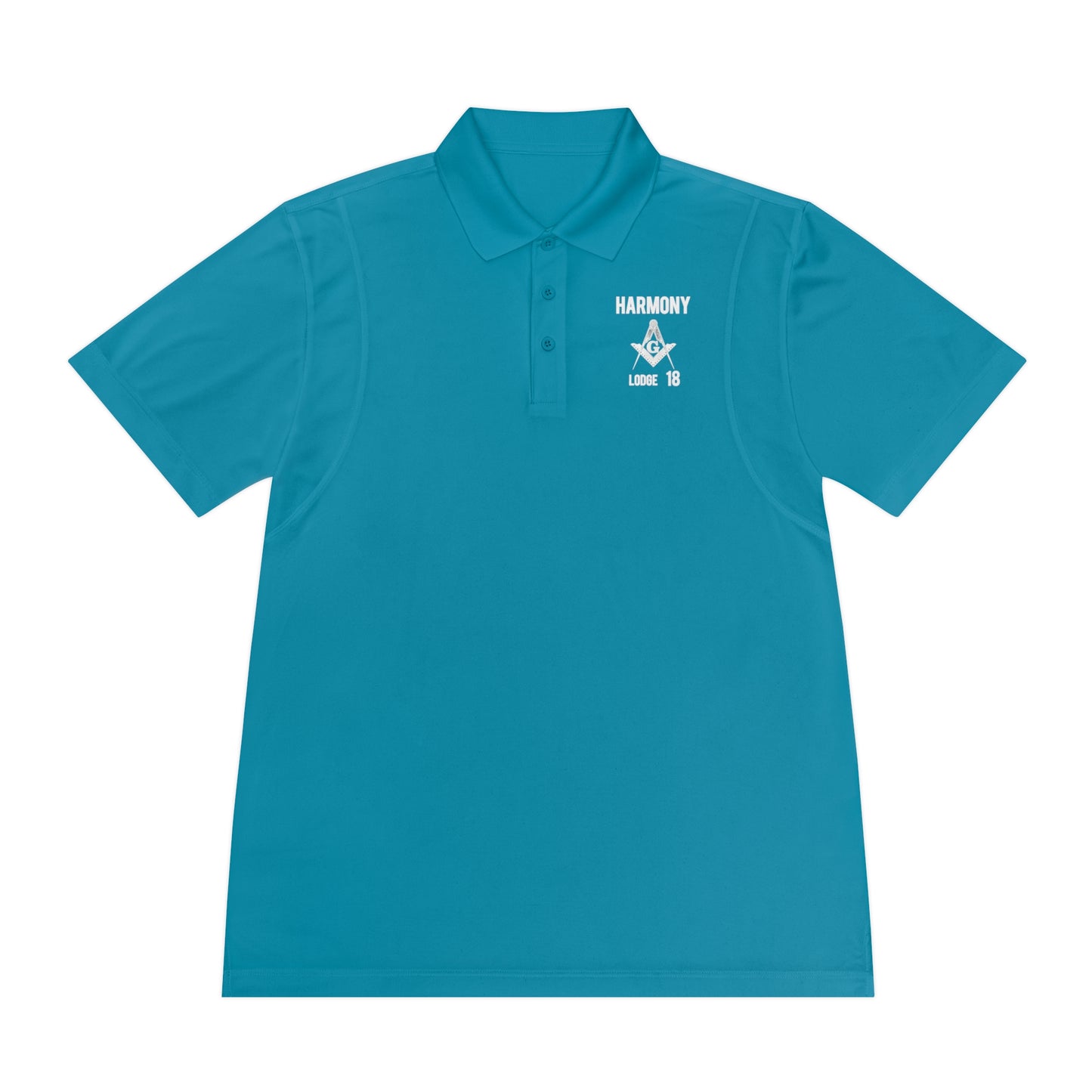 'Harmony Lodge 18' Men's Sport Polo Shirt