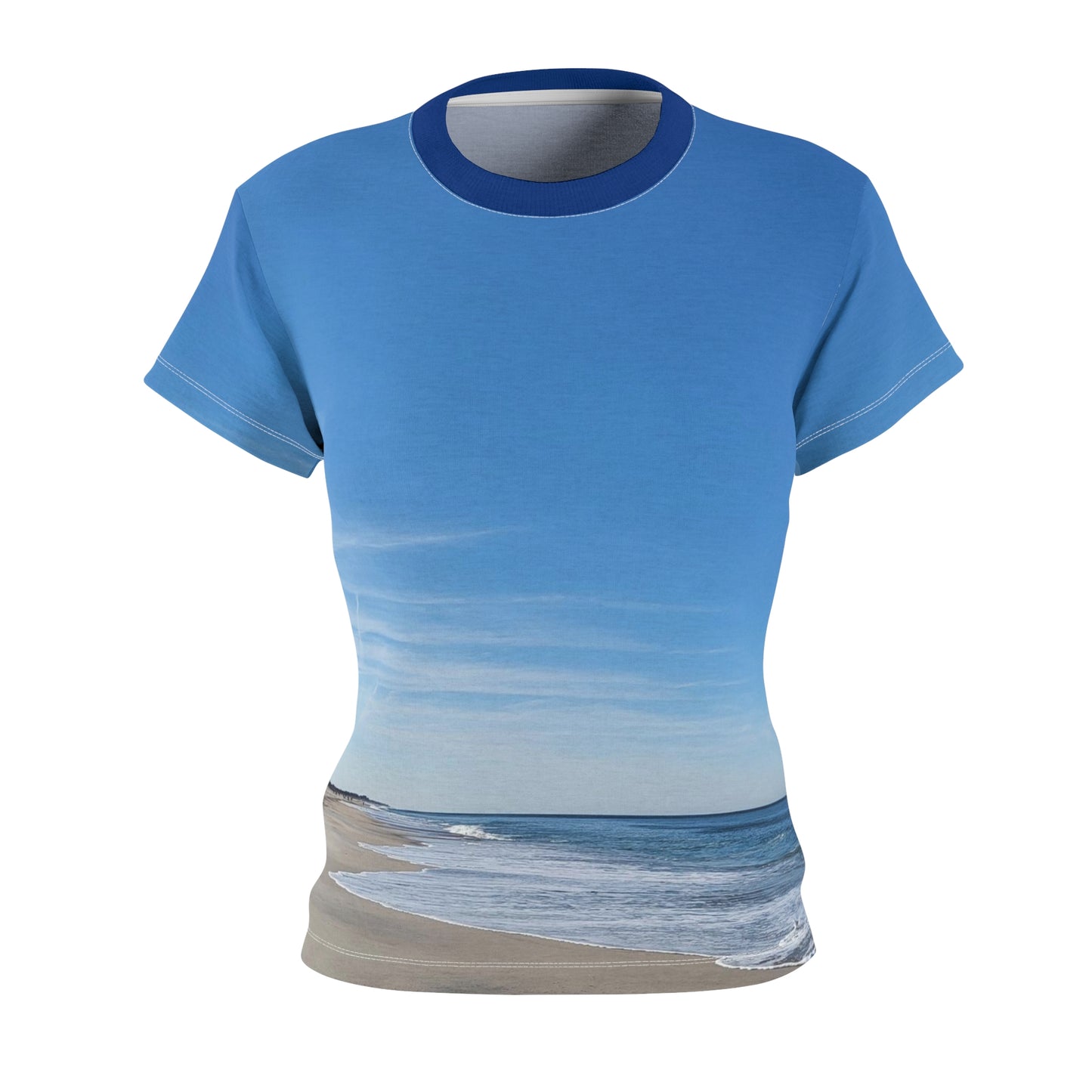 'Beach Day' Women's Cut & Sew Tee (AOP)