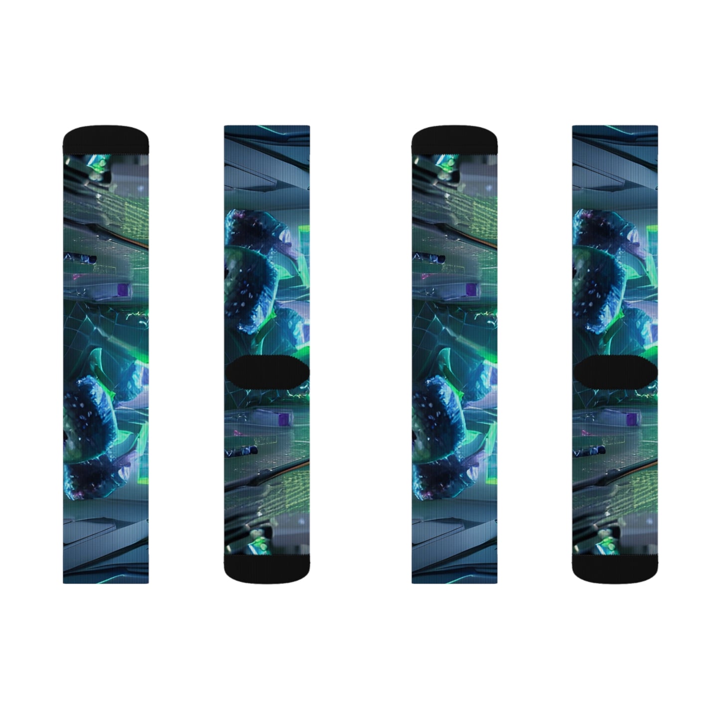 'Dark Sparks' Sublimation Socks