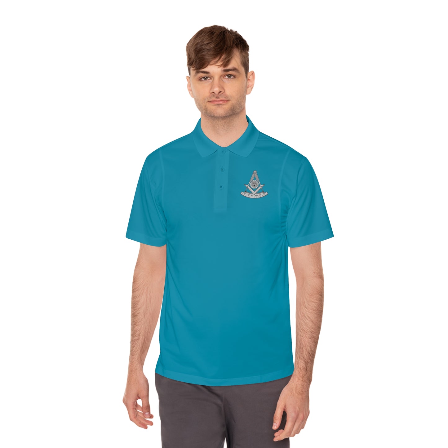 'Pastmaster Freemason' Men's Sport Polo Shirt