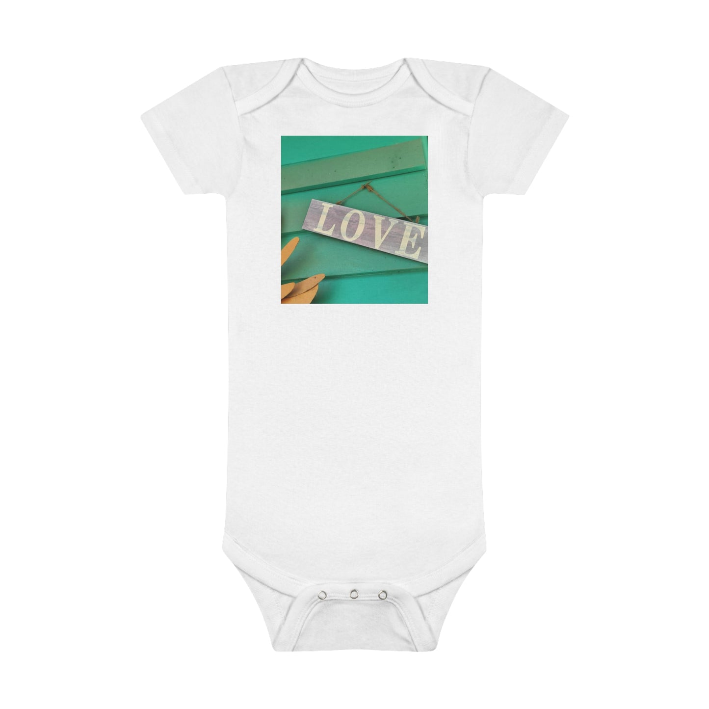 'Love' Baby Short Sleeve Onesie®