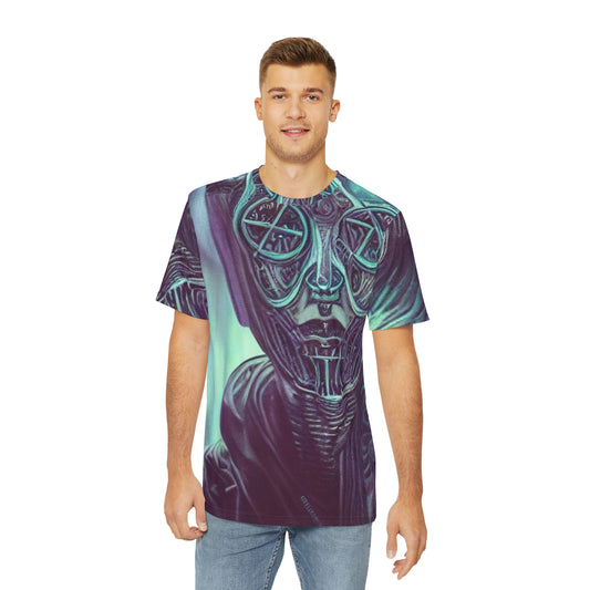 'Timekeeper' Men's Polyester Tee (AOP)