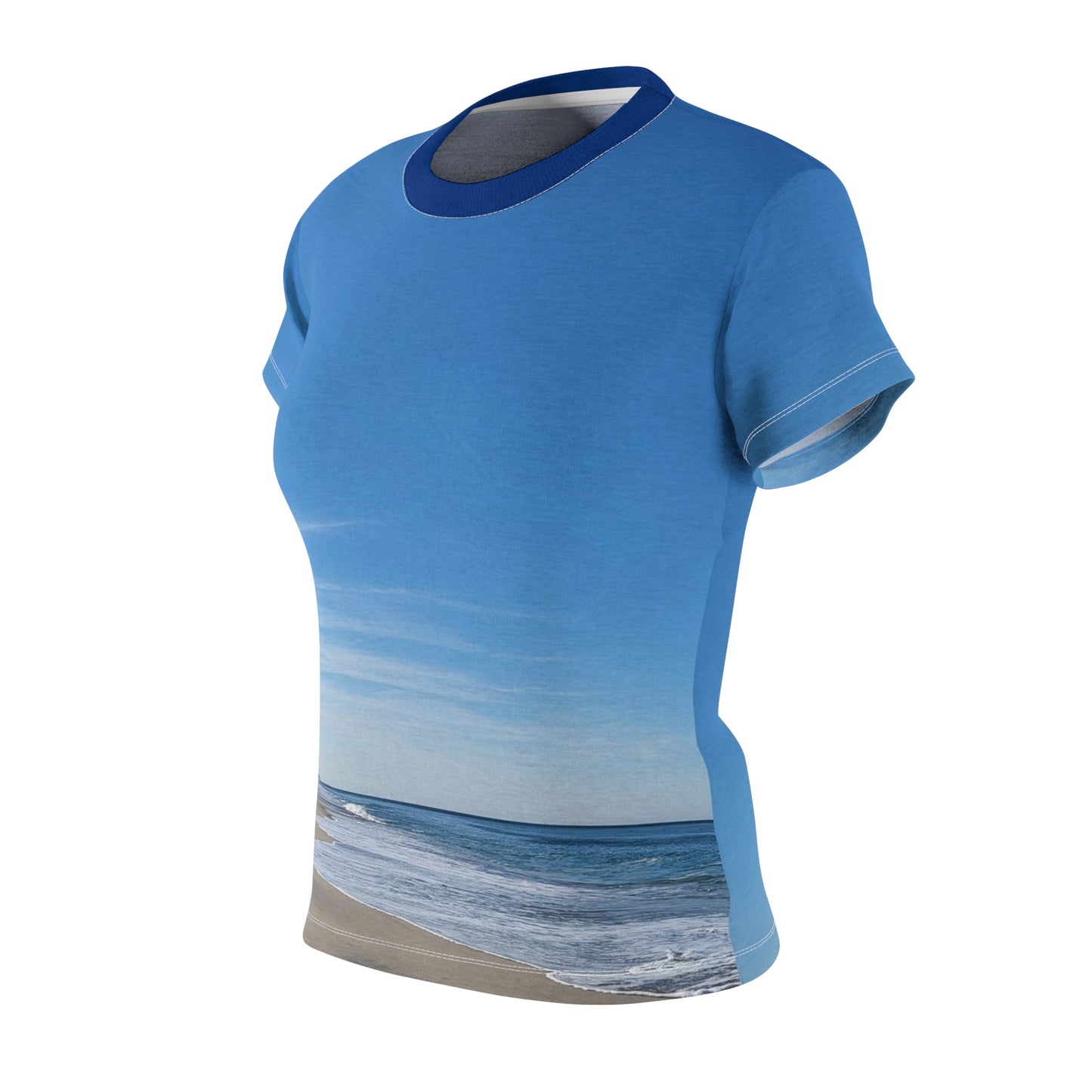 'Beach Day' Women's Cut & Sew Tee (AOP)