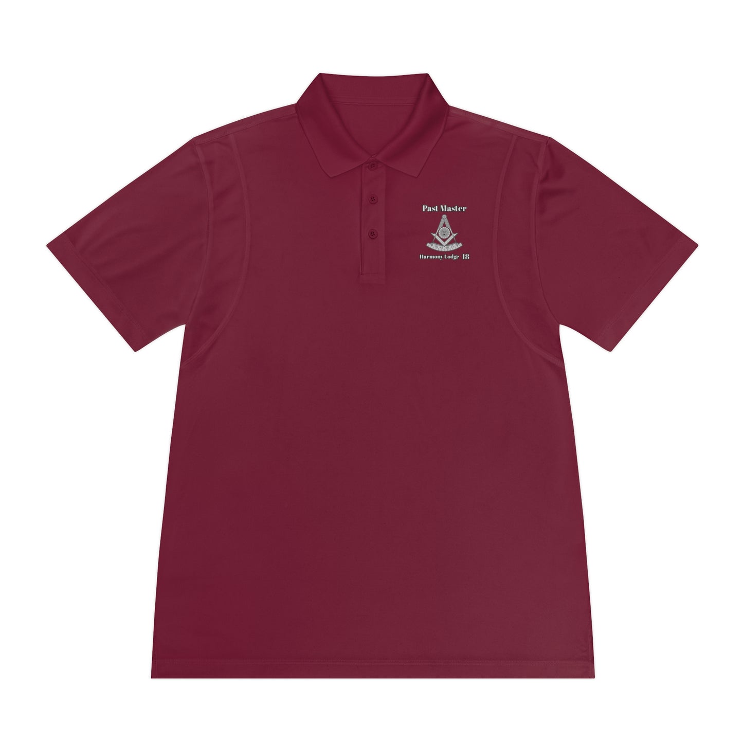 Harmony Lodge 18 Past Master Men's Sport Polo Shirt