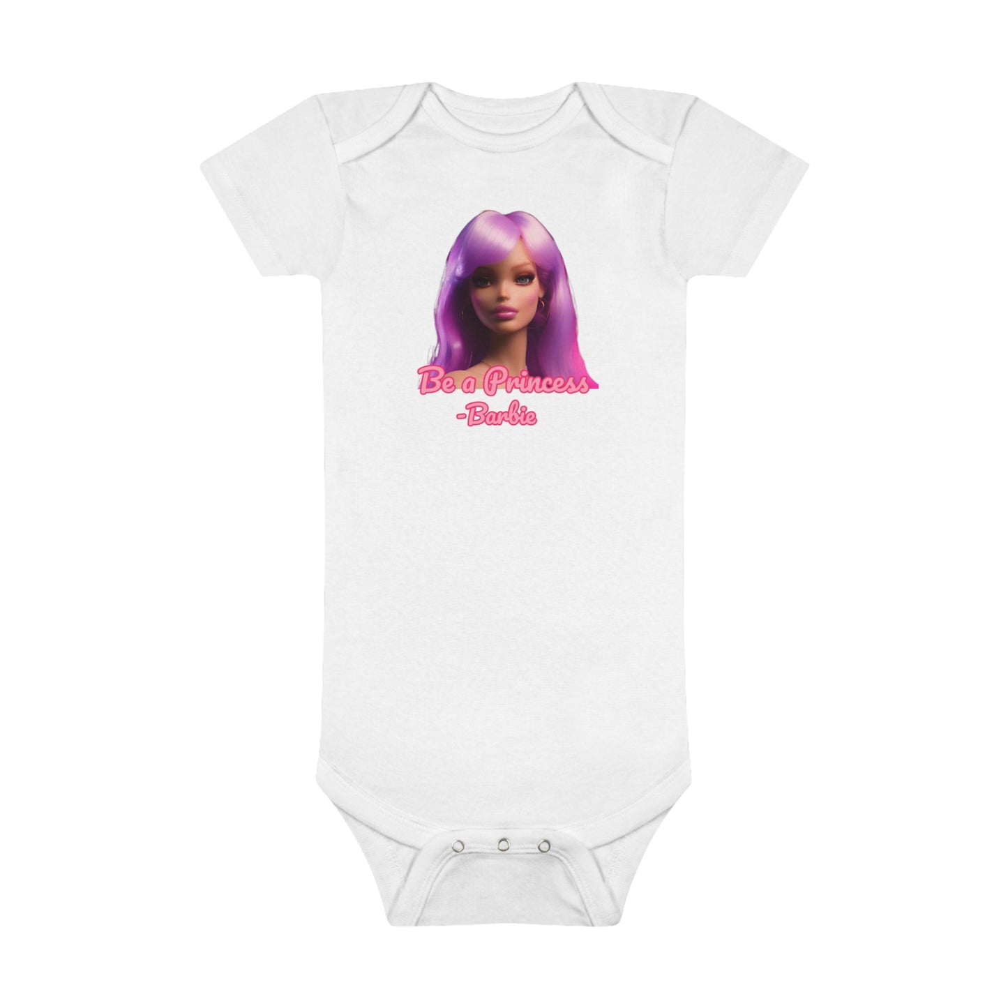 Princess Quote Baby Short Sleeve Onesie®