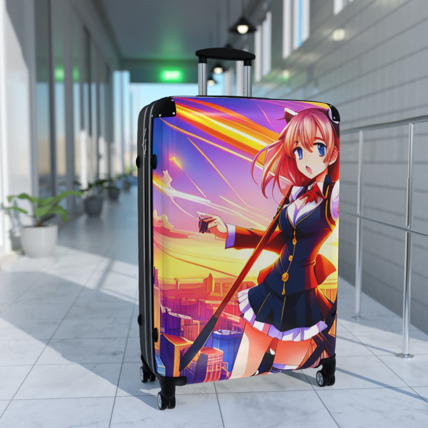 Sailor Sun Kawa Anime Suitcase