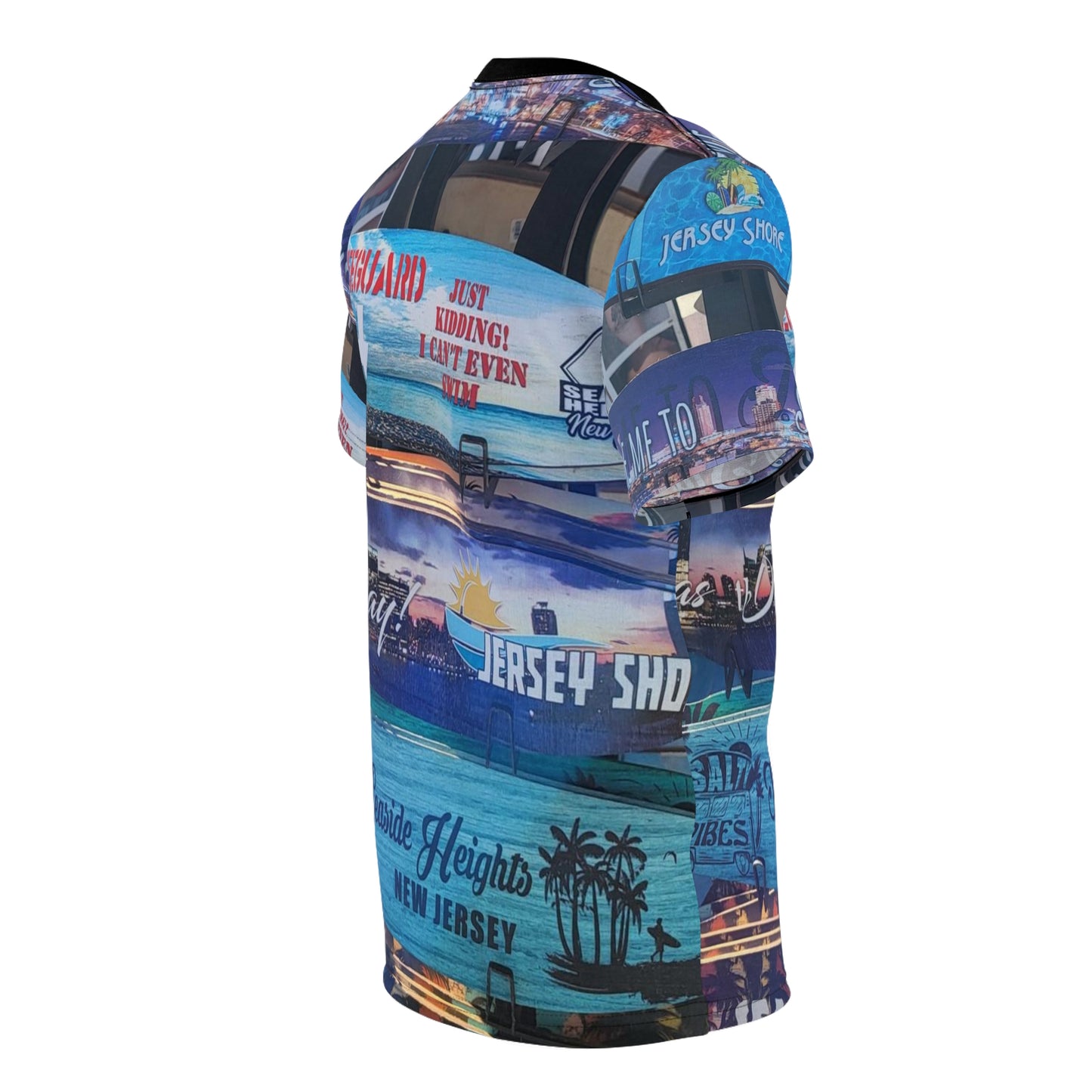 'NJ Shore' Unisex Cut & Sew Tee (AOP)