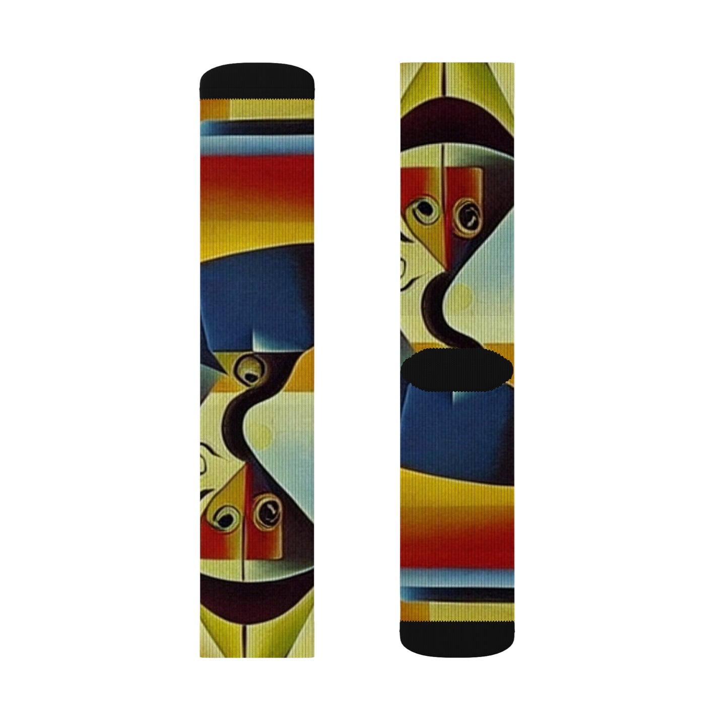 'Abstract Life' Sublimation Socks