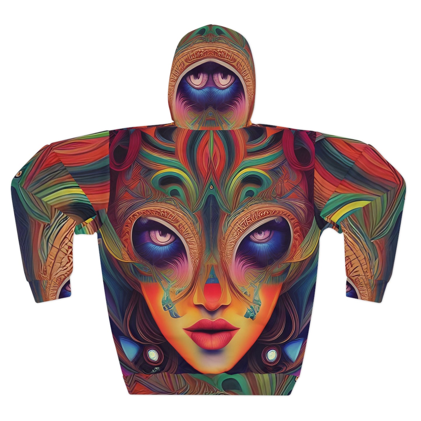 'Mardi Gras' Unisex Pullover Hoodie (AOP)