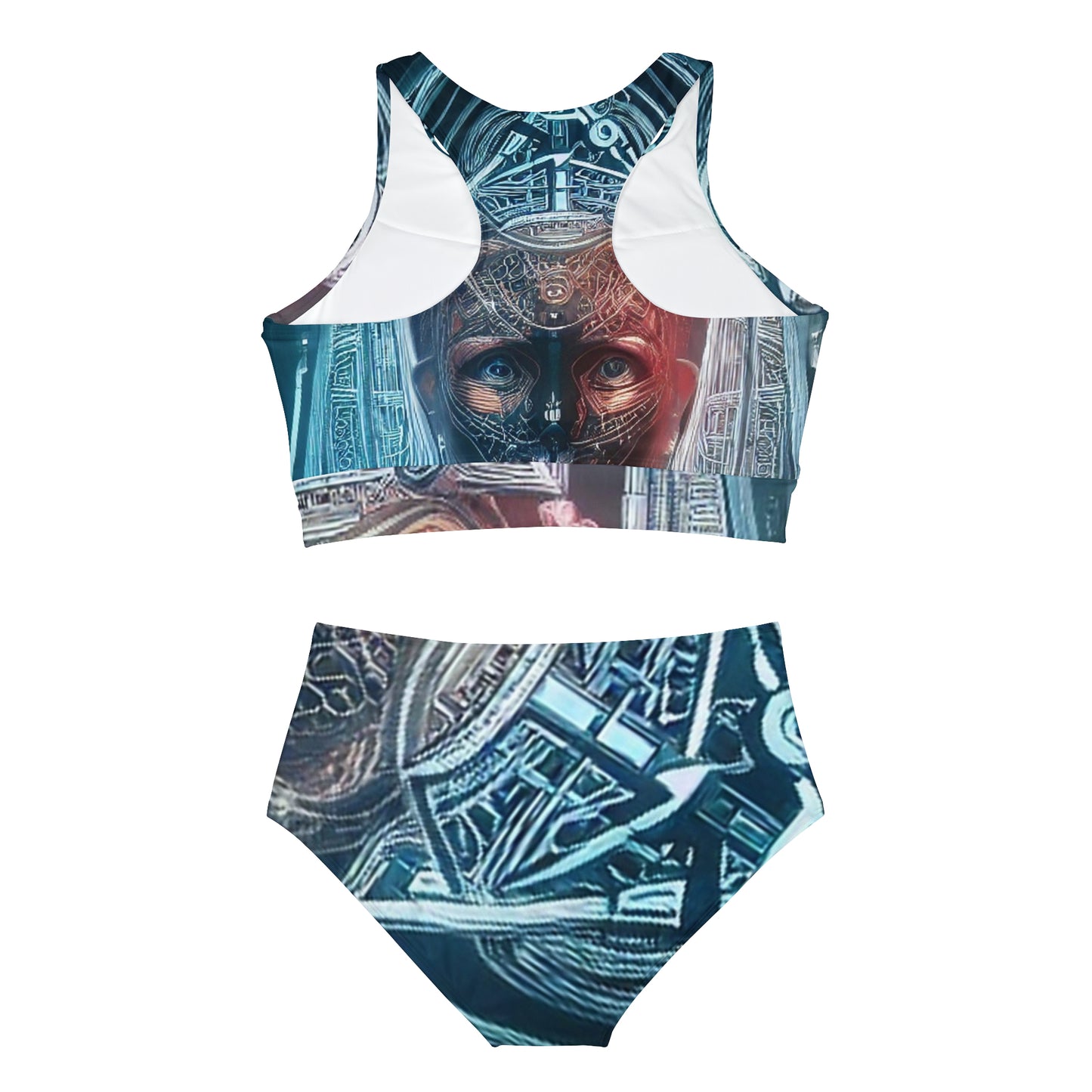 'Inner Power' Sporty Bikini Set (AOP)