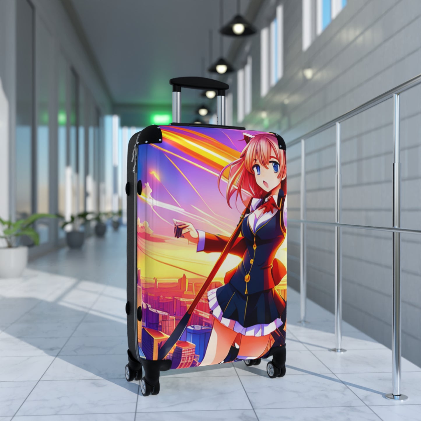 Sailor Sun Kawa Anime Suitcase