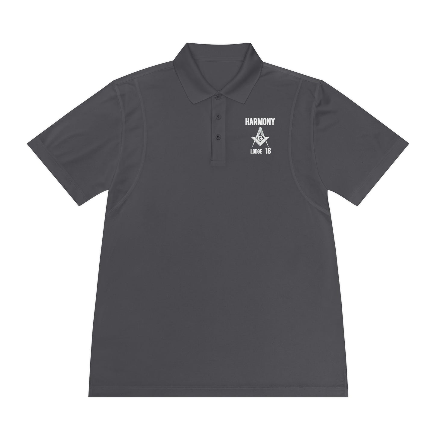 'Harmony Lodge 18' Men's Sport Polo Shirt