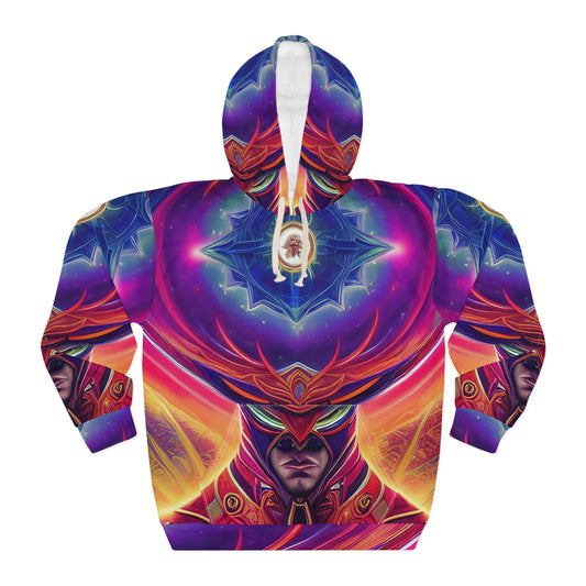 'Power' Unisex Pullover Hoodie (AOP)