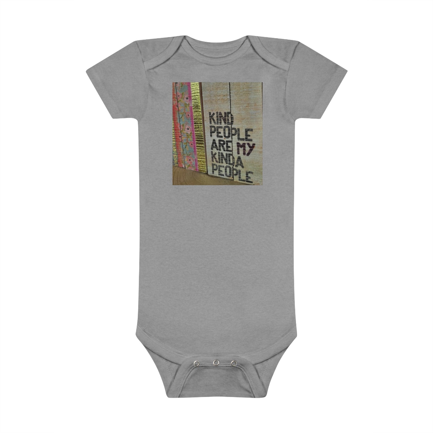 'Kind People' Baby Short Sleeve Onesie®