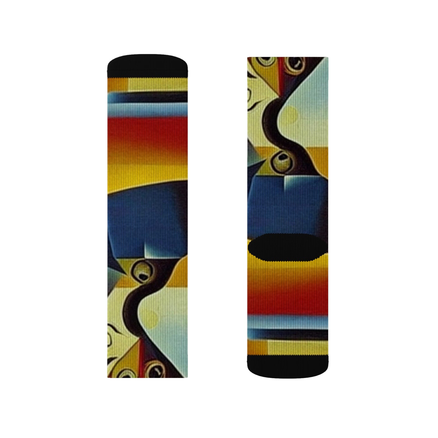 'Abstract Life' Sublimation Socks