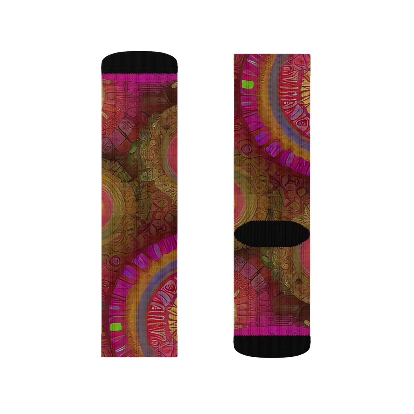 'Wheel' Sublimation Socks