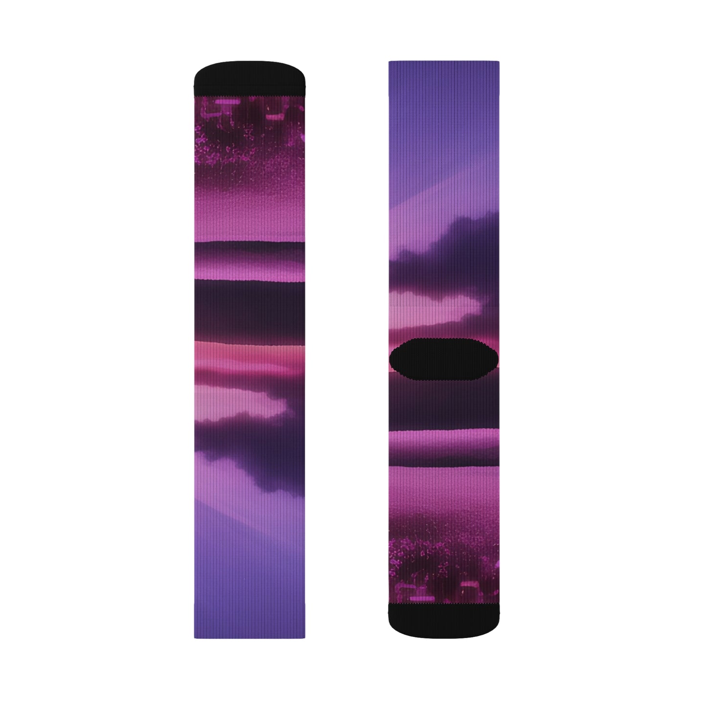 'Purple Power' Sublimation Socks